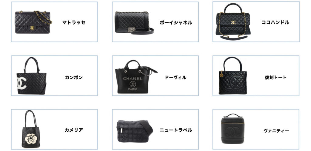 CHANELバッグ一覧