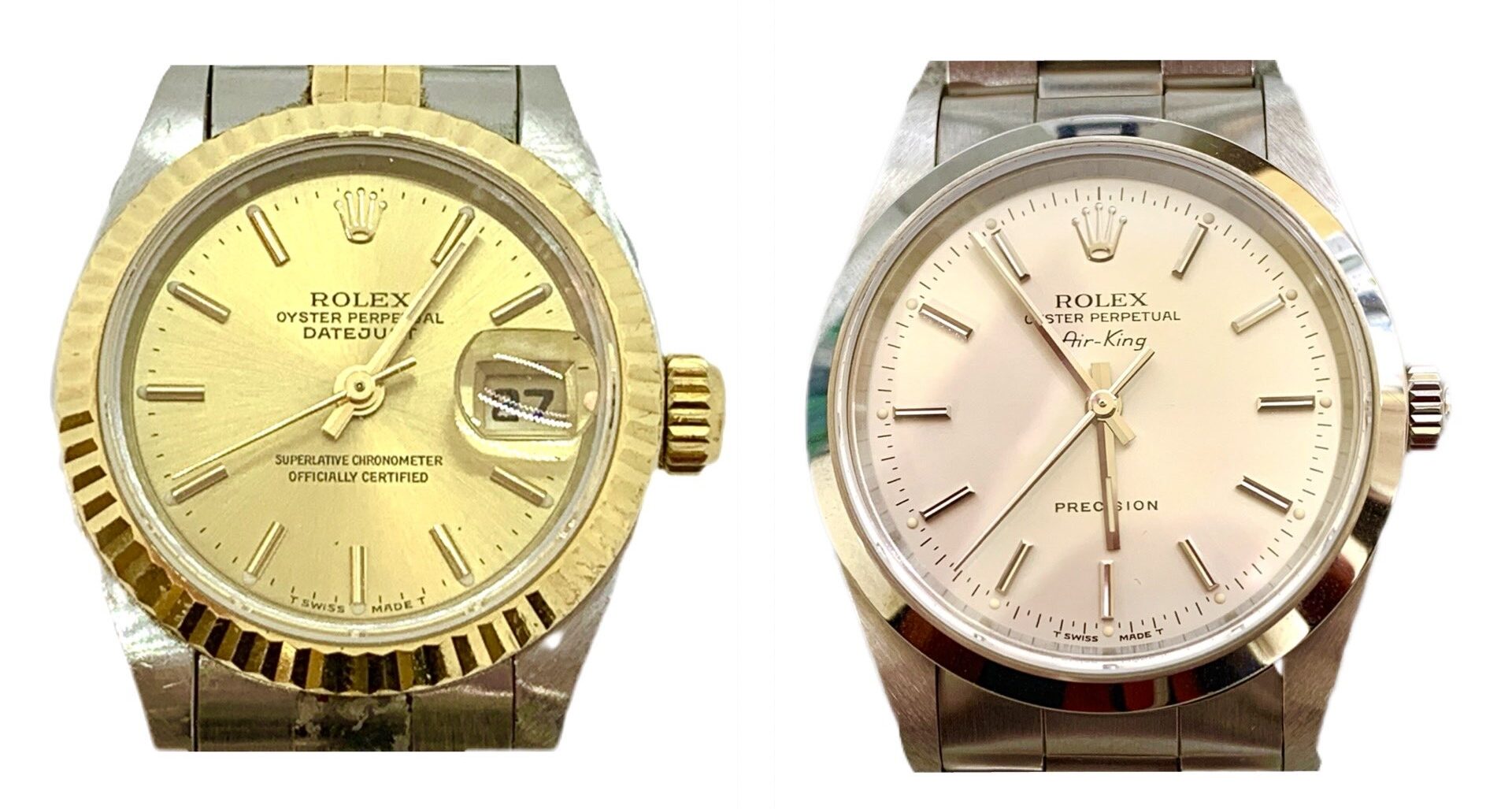 ROLEX/ロレックス：Ref：69173(デイトジャスト)　Ref：14000(エアキング)