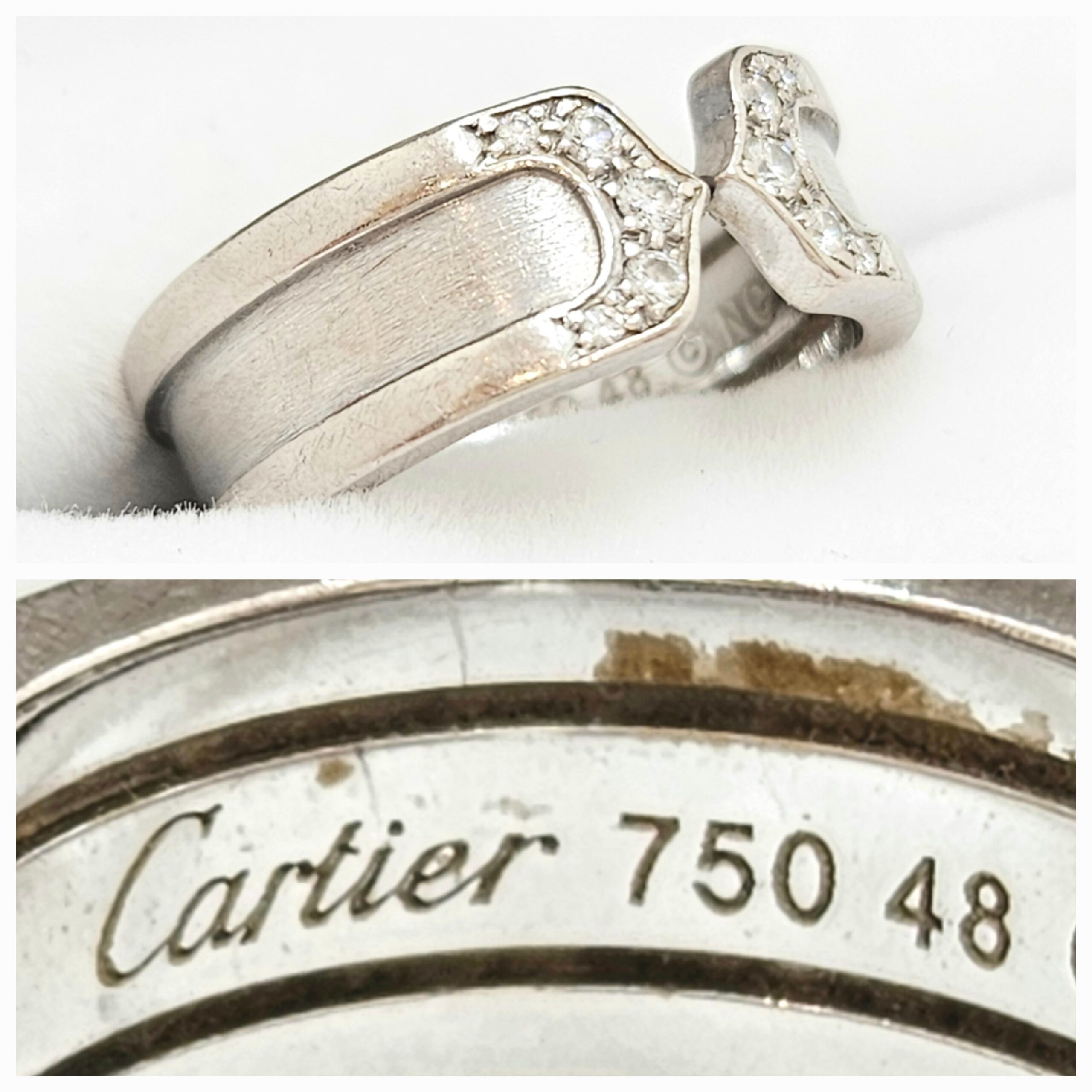 Cartier C2リング/K18