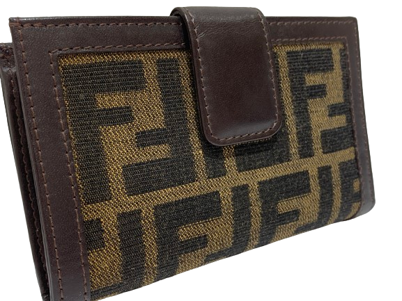 FENDI/フェンディ ズッカ柄 二つ折り がま口財布　いちふじパオ店　