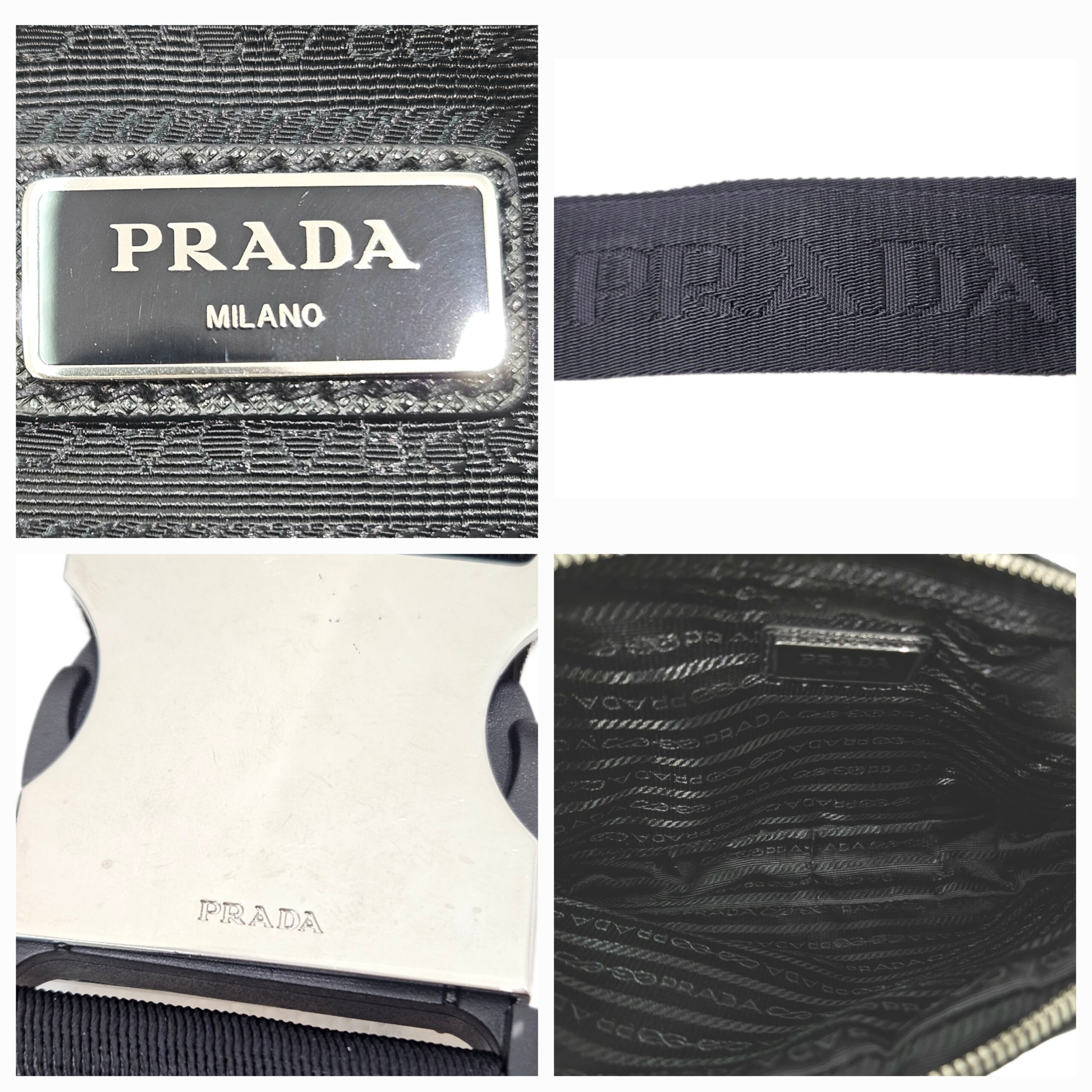 PRADA テスート ナイロンボディバッグ/2VL977