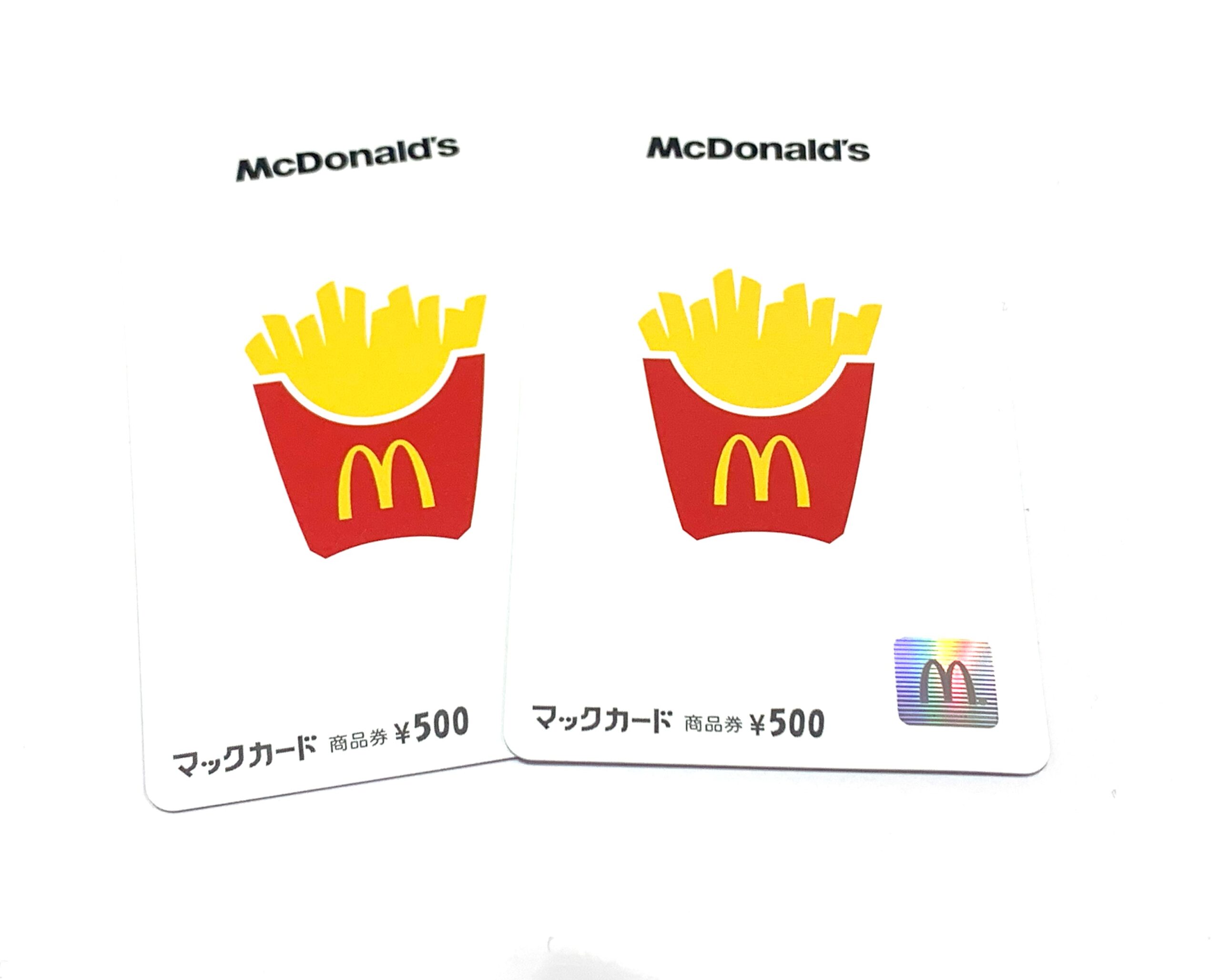 マックカード 商品券