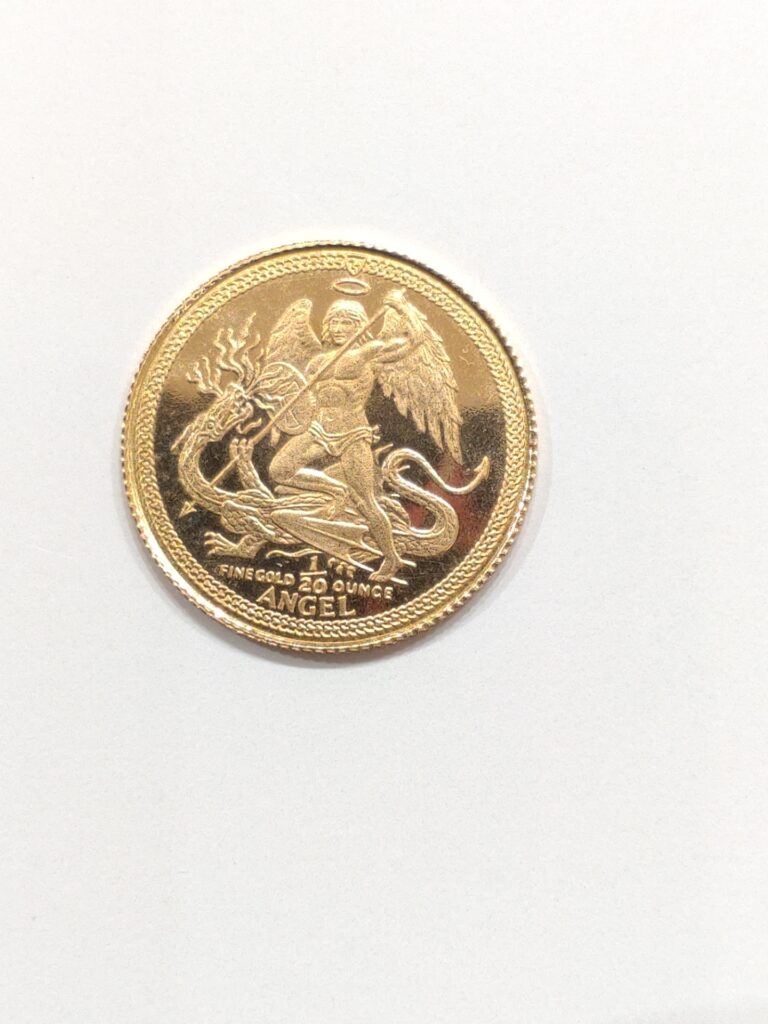マン島エンジェル金貨1/20oz