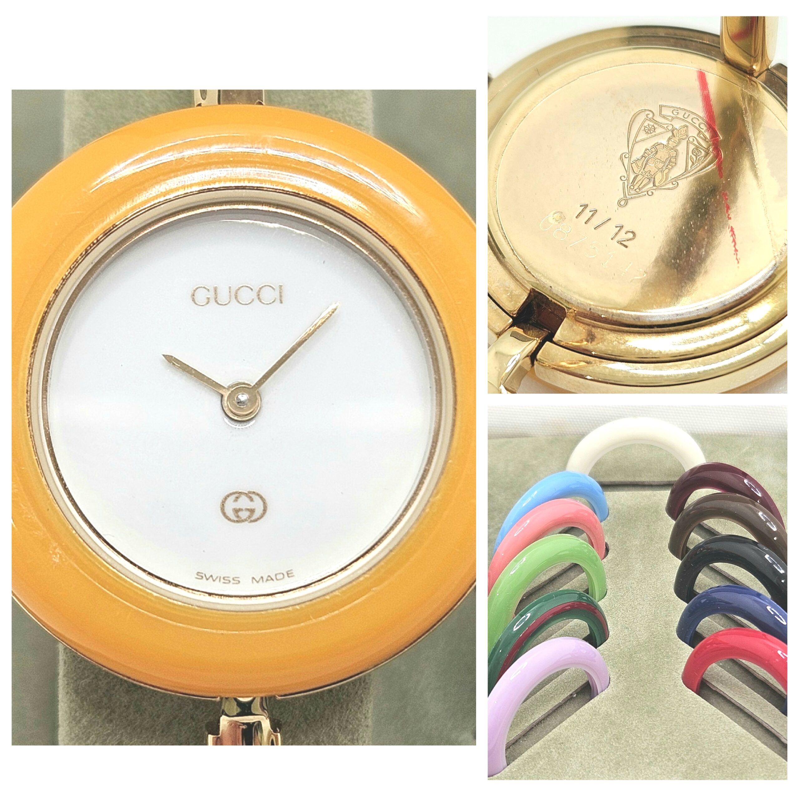 GUCCI チェンジベゼルウォッチ 1100L