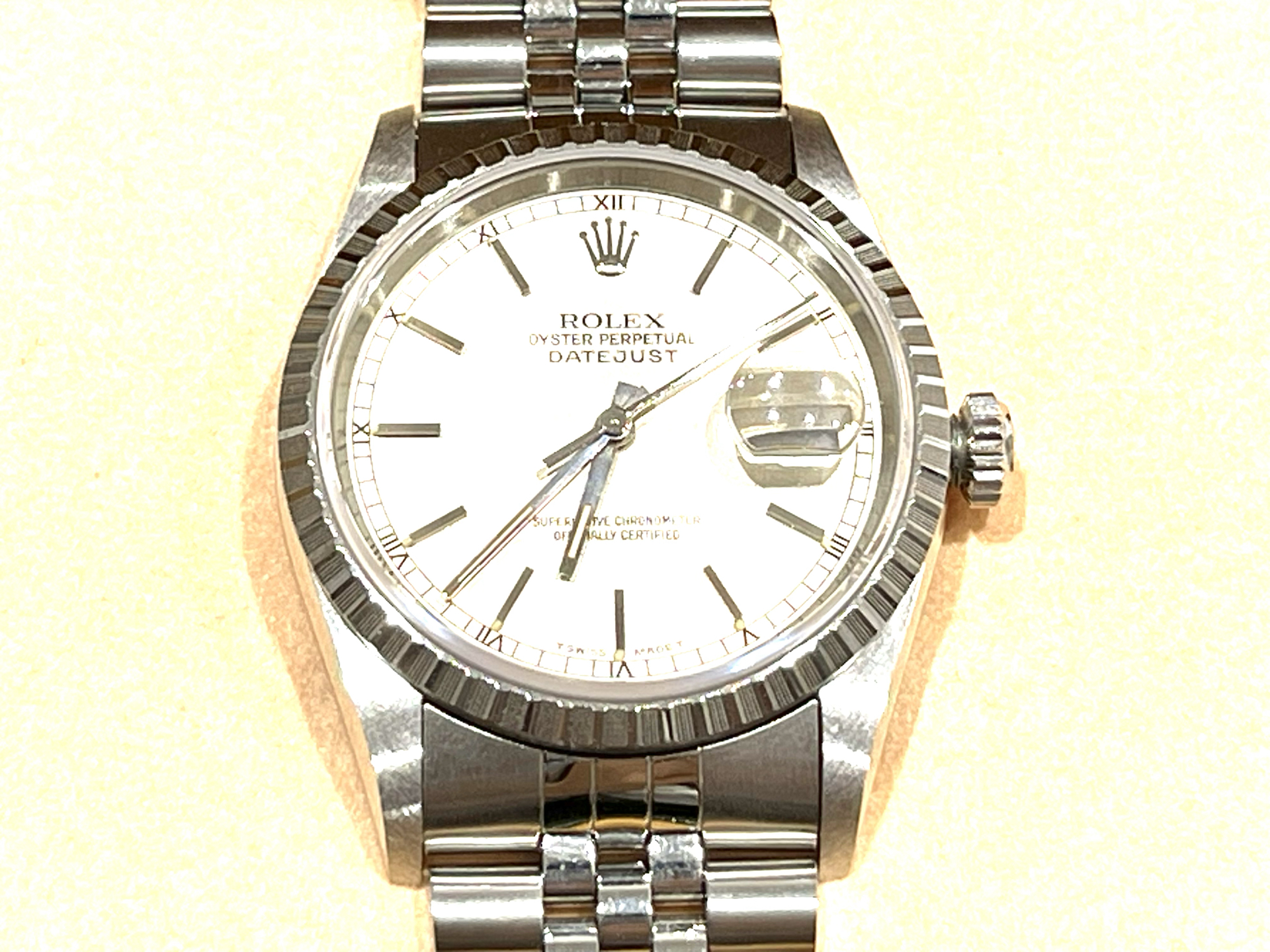 ROLEX / ロレックス　デイトジャスト　16220　ホワイト文字盤