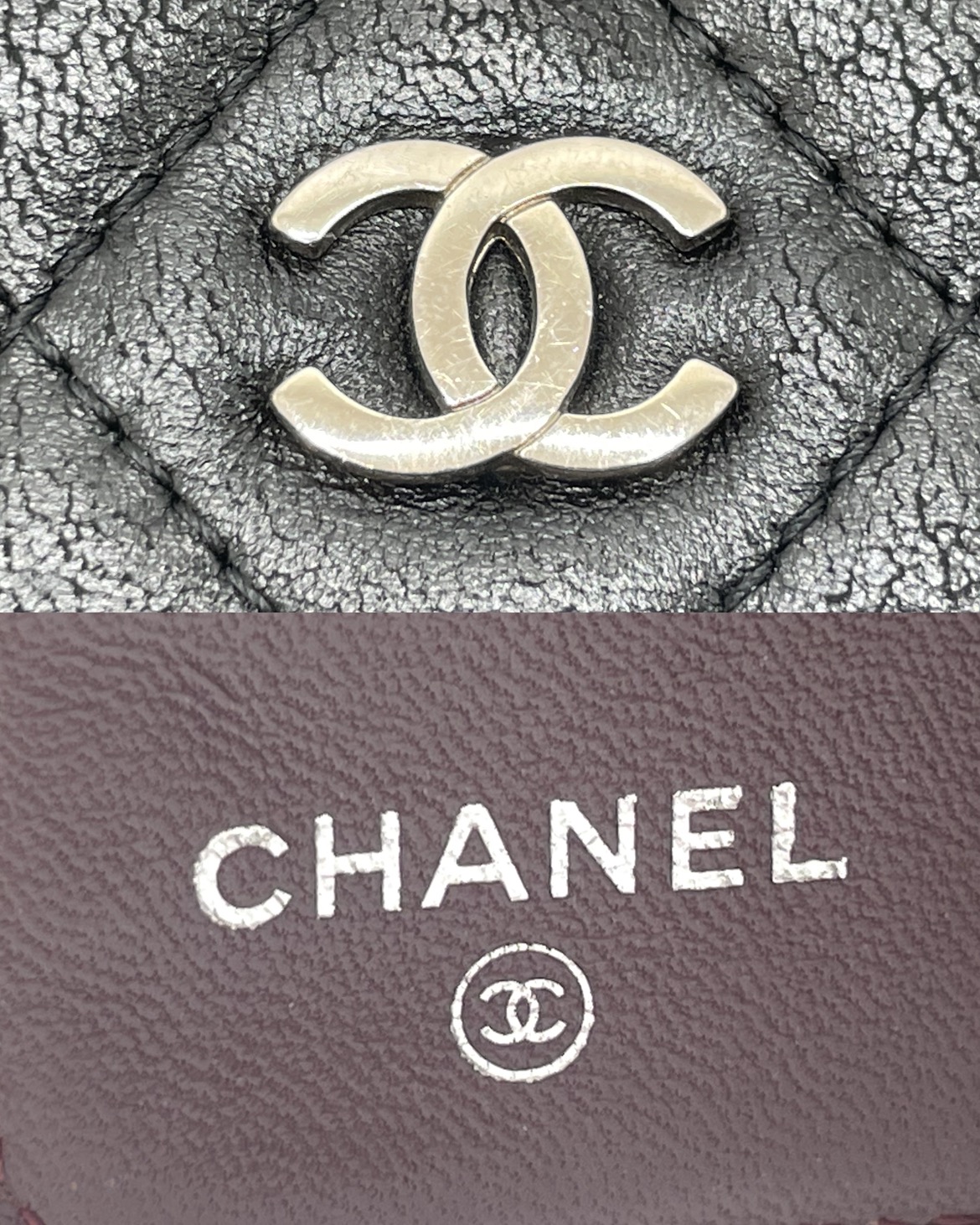 CHANEL マトラッセラムスキン長財布