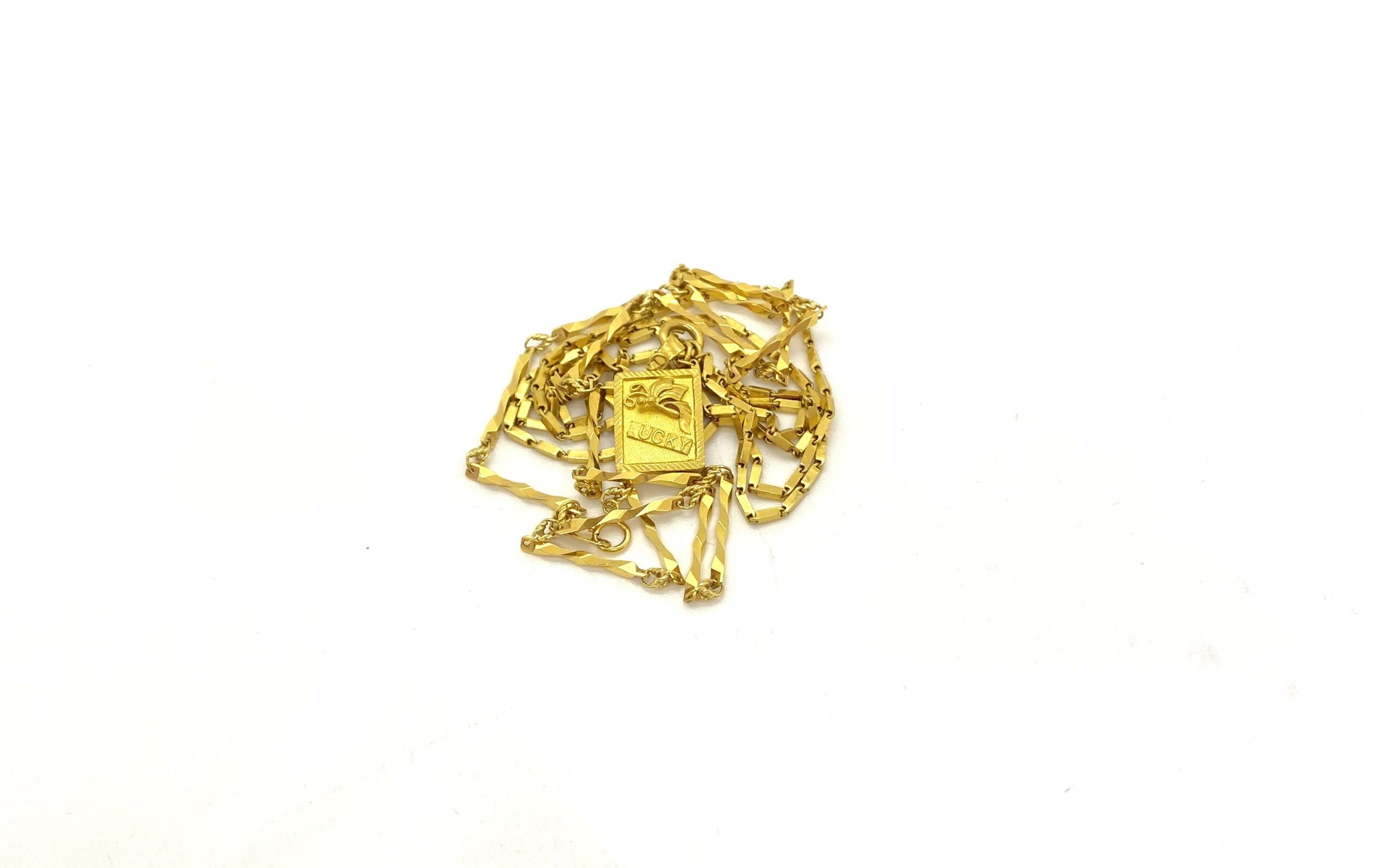 金種刻印無しの金ネックレス