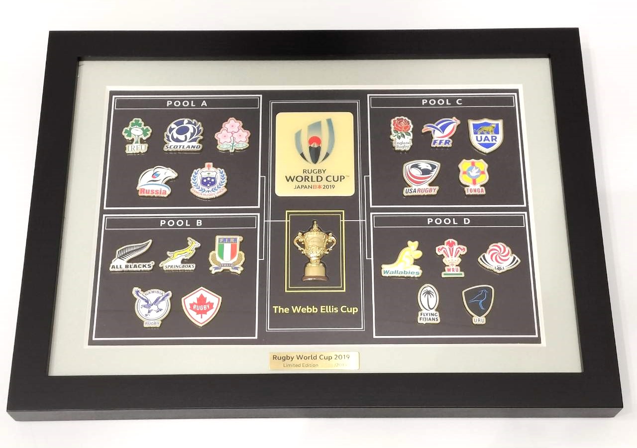 2019年ラグビーワールドカップ　出場国ピンズセット