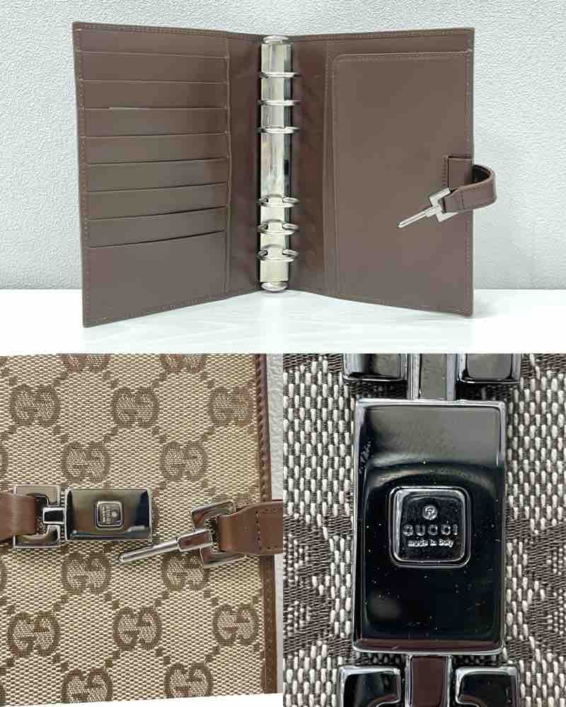 GUCCI GGキャンバス手帳カバー③