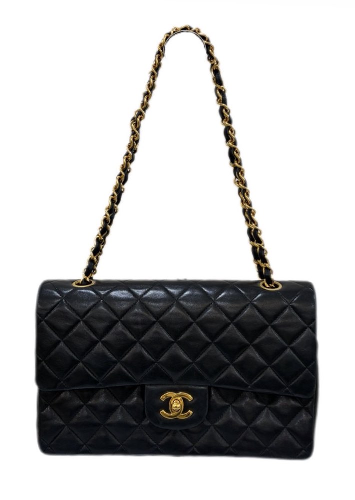 CHANEL　シャネル　マトラッセ　Wフラップ　Ｗチェーン　ショルダーバッグ