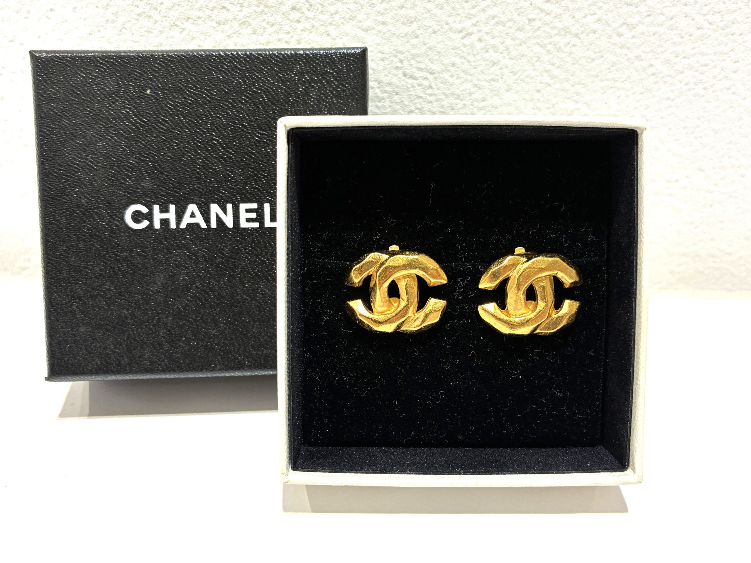 ヴィンテージCHANEL/シャネル ココマーク ゴールド イヤリング