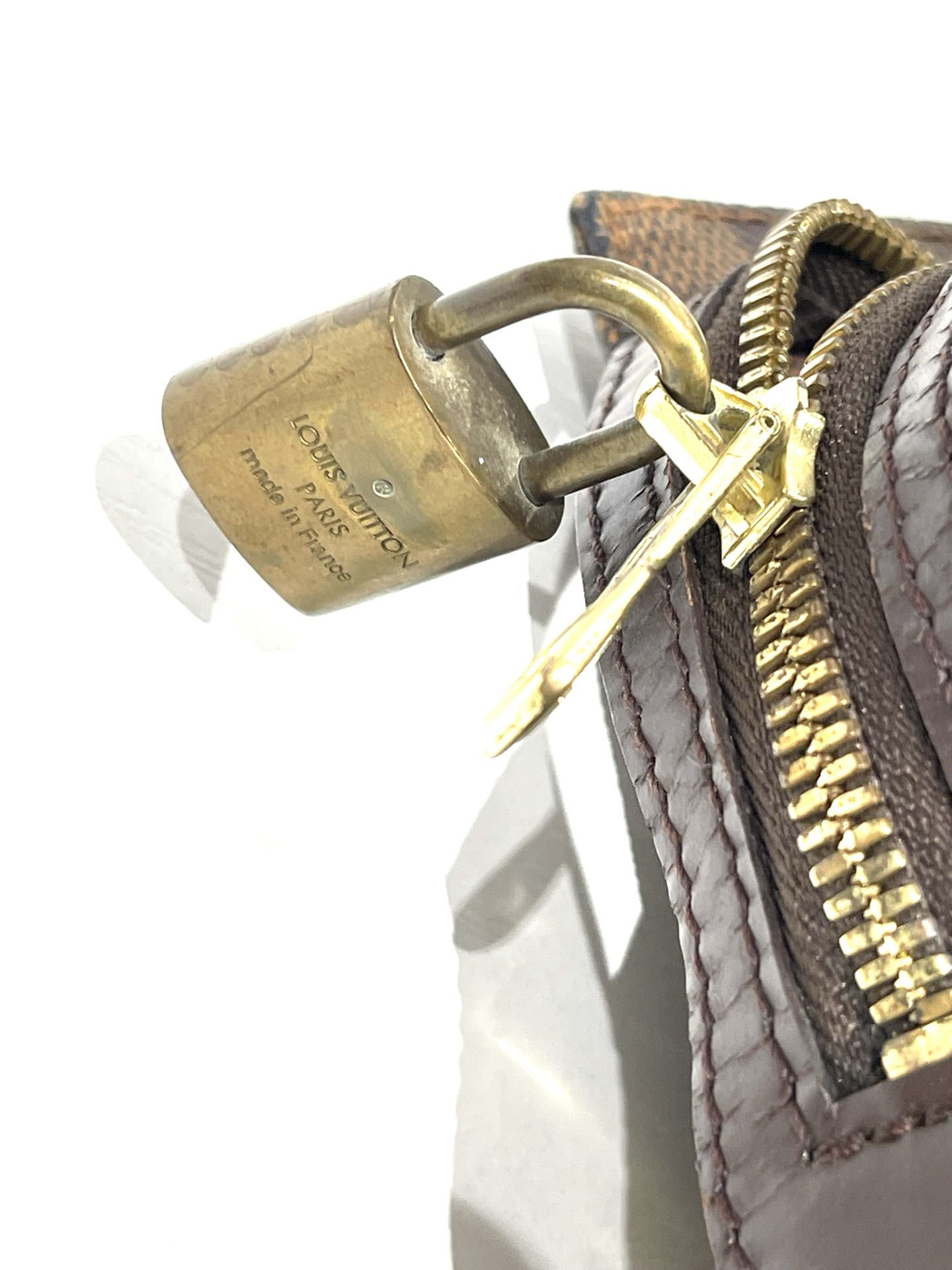 LV Louis Vuitton N51119 ダミエ  チェルシー トートバッグ カデナ付き TH0013