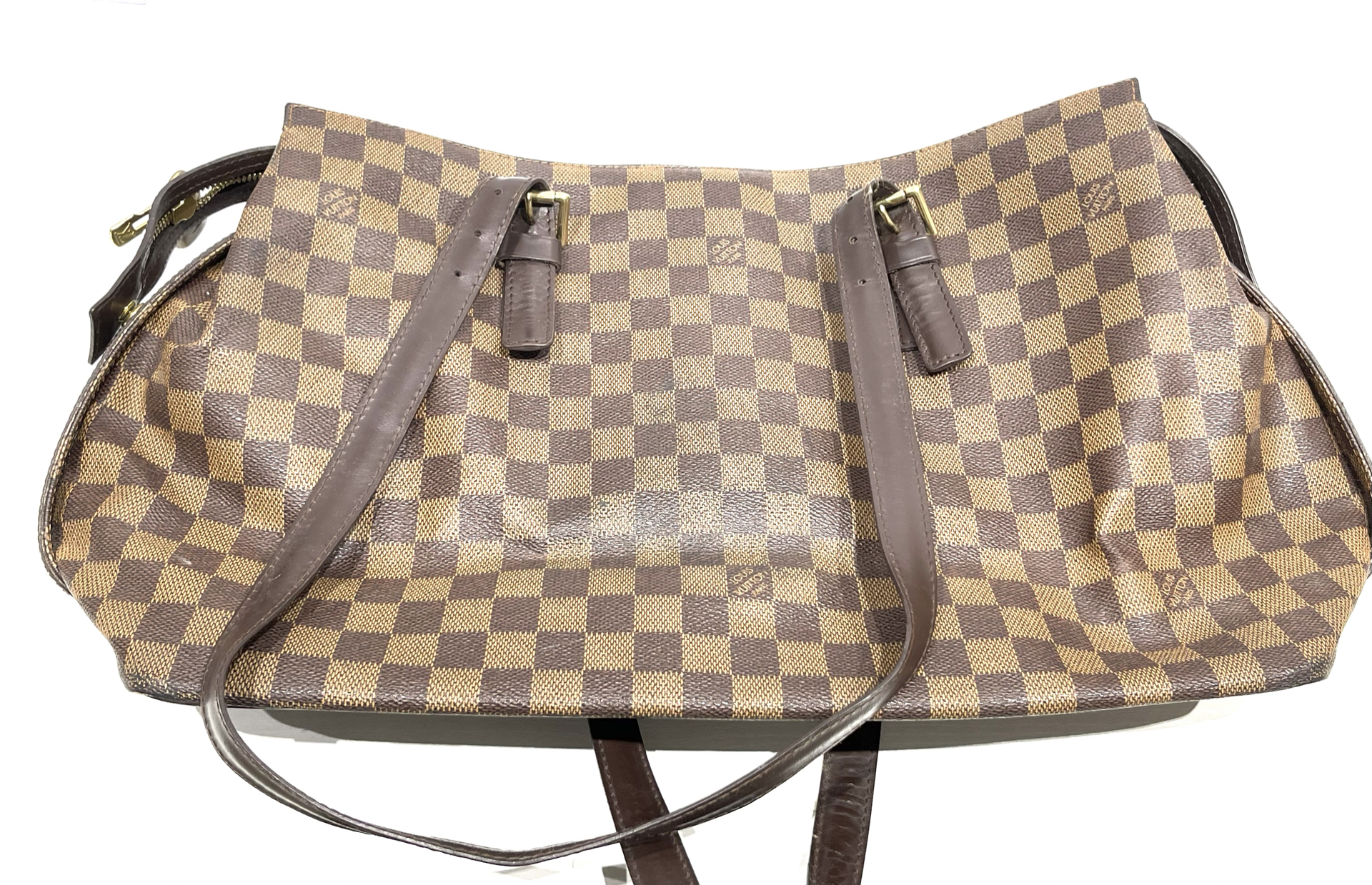 LV Louis Vuitton N51119 ダミエ  チェルシー トートバッグ カデナ付き TH0013