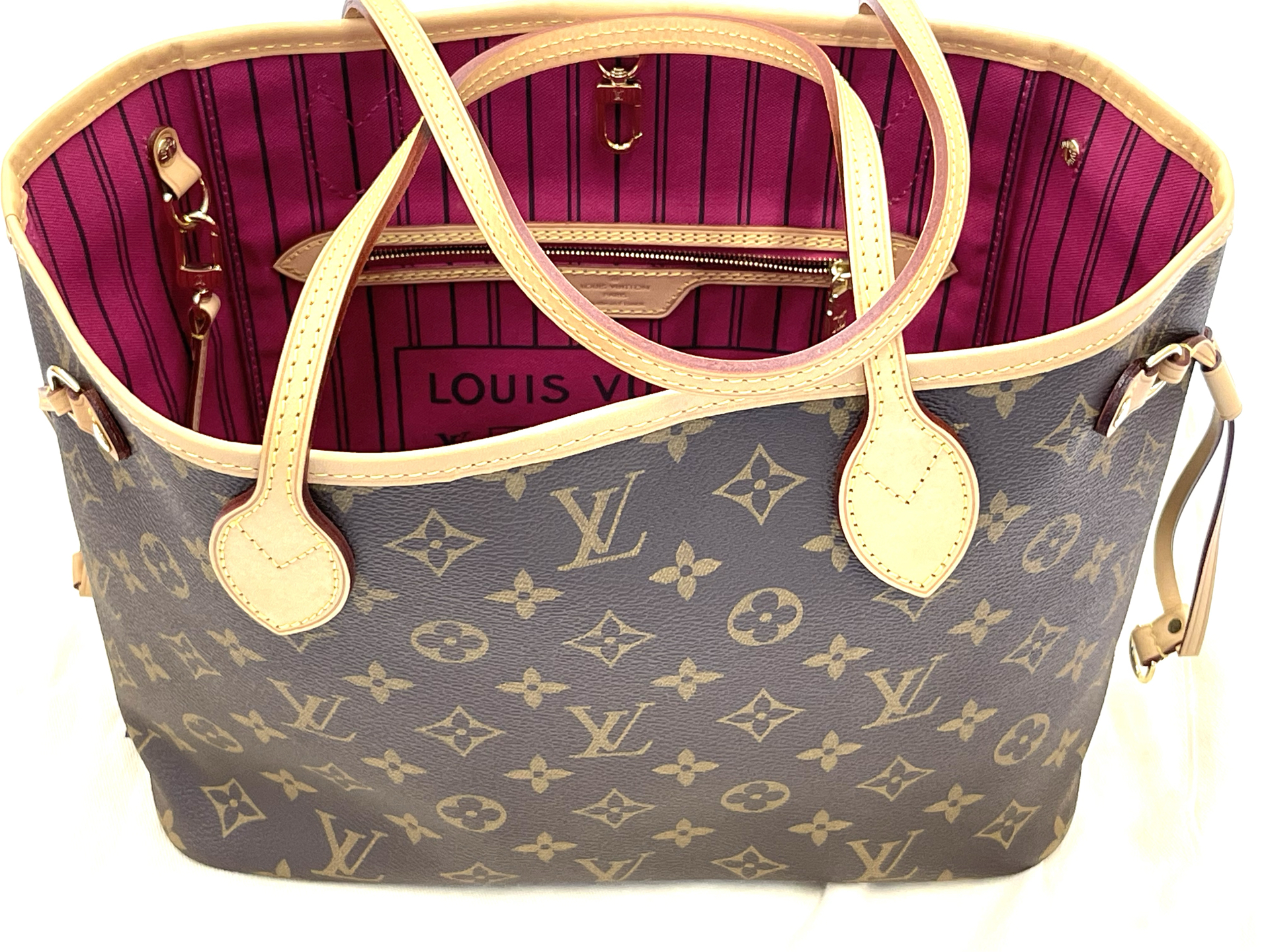 LV　Louis Vuitton M41245　モノグラム　ネヴァーフルPM　トートバッグ　袋・ポーチ付き　IC