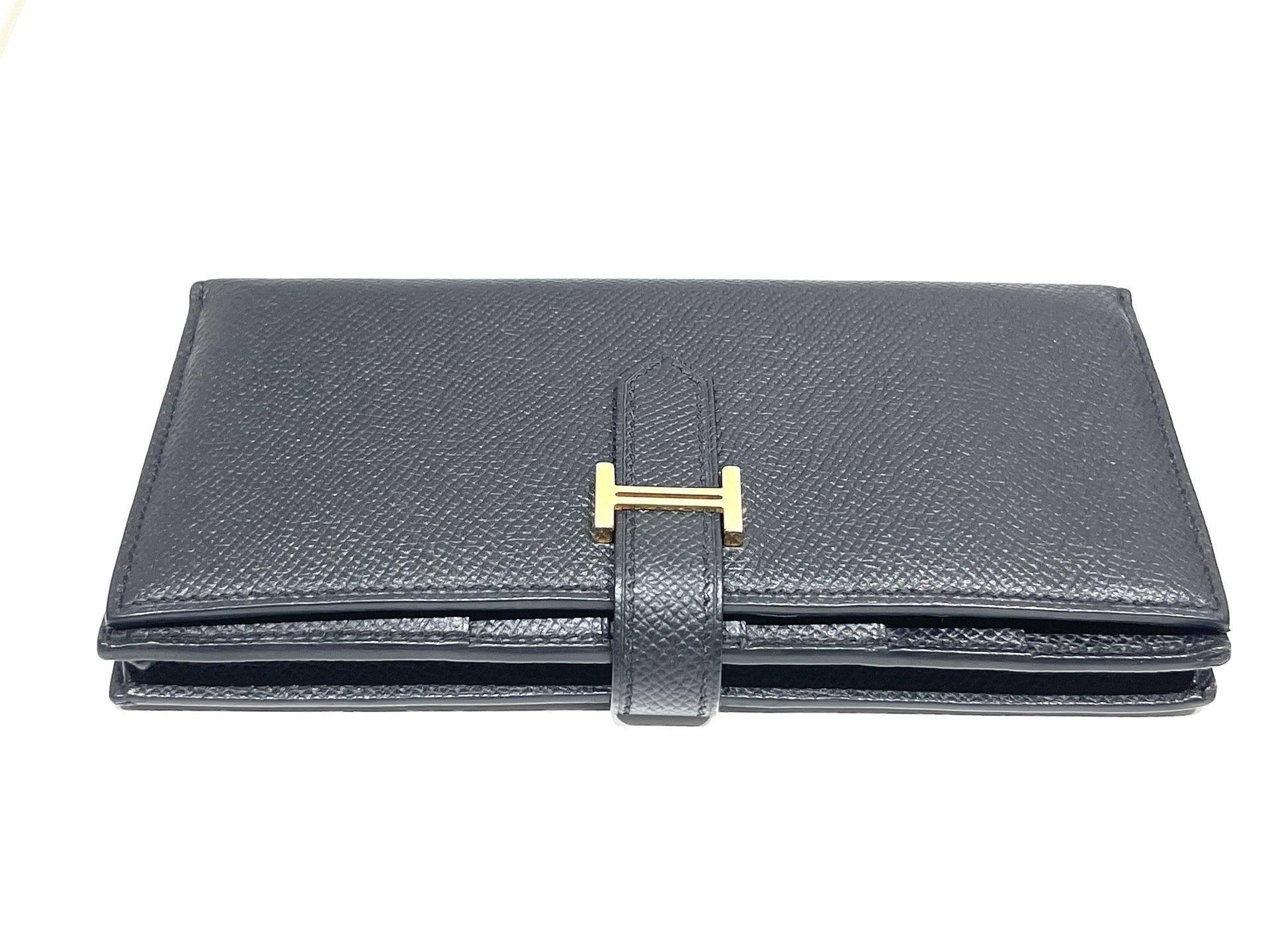 HERMES エルメス ベアン スフレ ゴールド金具 長財布 9JA