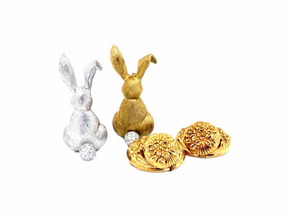#K18 #ウサギブローチ #うさぎジュエリー #金製品 #金アクセサリー #18金イヤリング #資産ジュエリー #金買取 #ブローチ買取 #ジュエリー好きと繋がりたい #うさぎモチーフ #大人可愛い #いちふじ #静岡買取