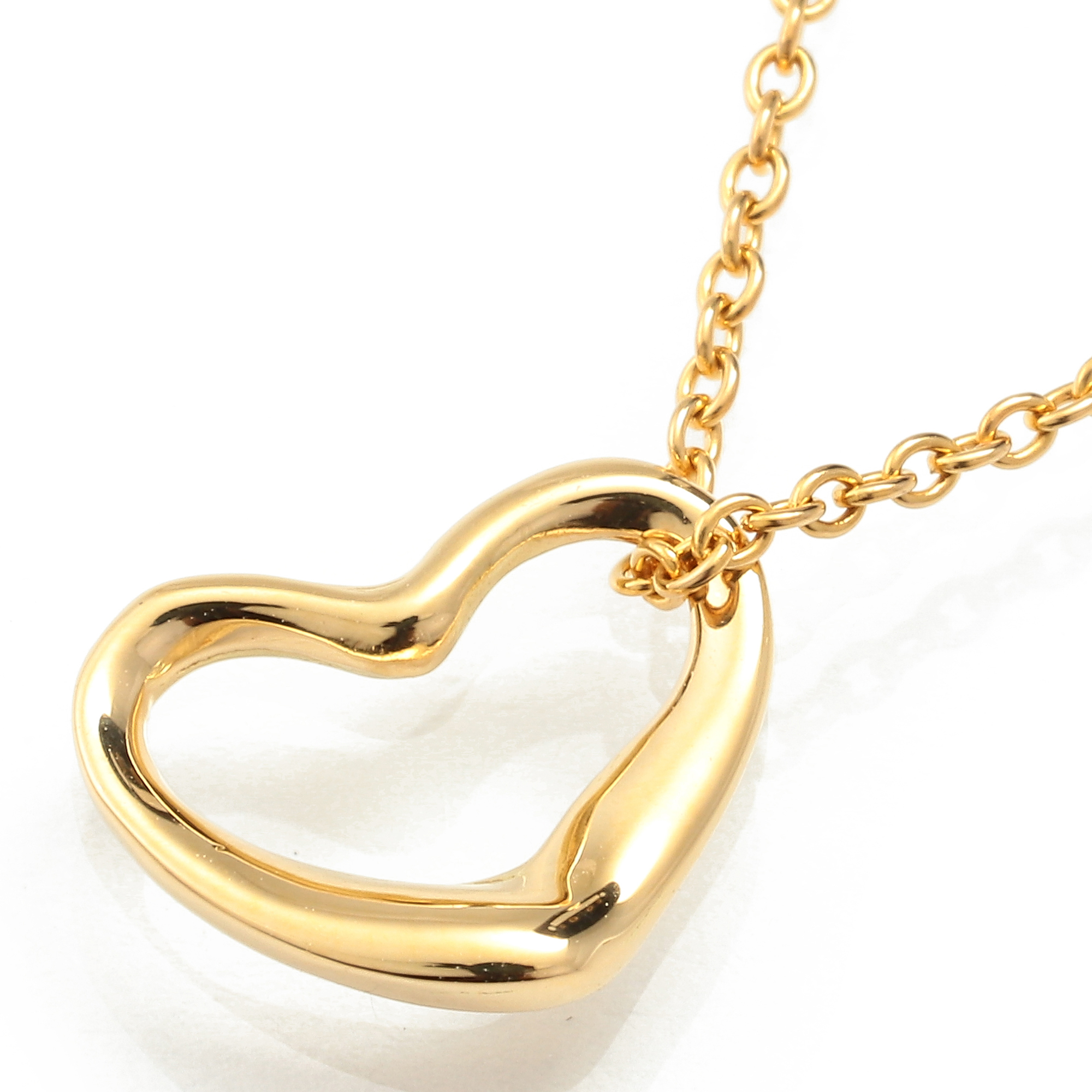 Tiffany オープンハートネックレス