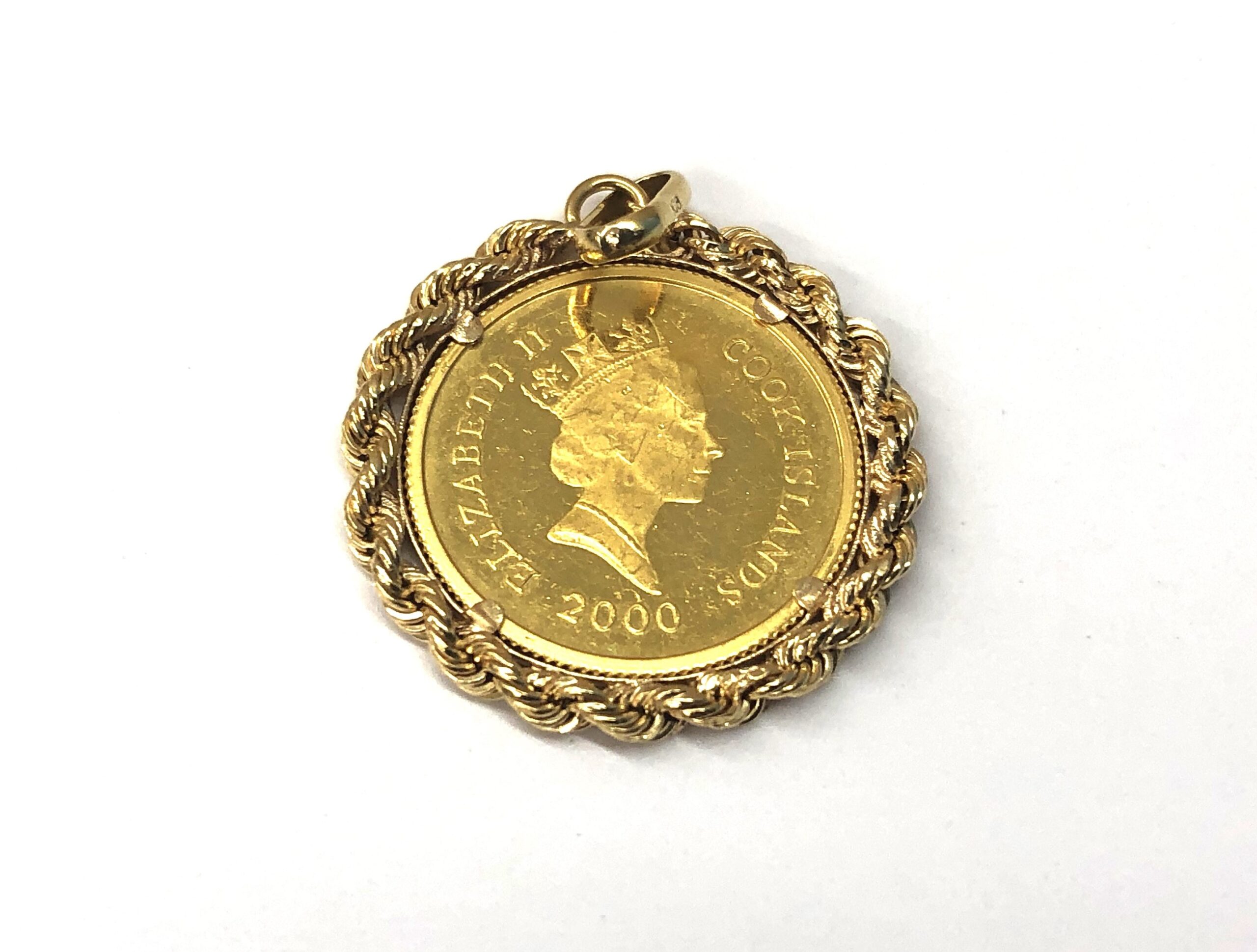 K24C クック島 イルカ（ドルフィン）金貨 5ドル 1/20 OZ