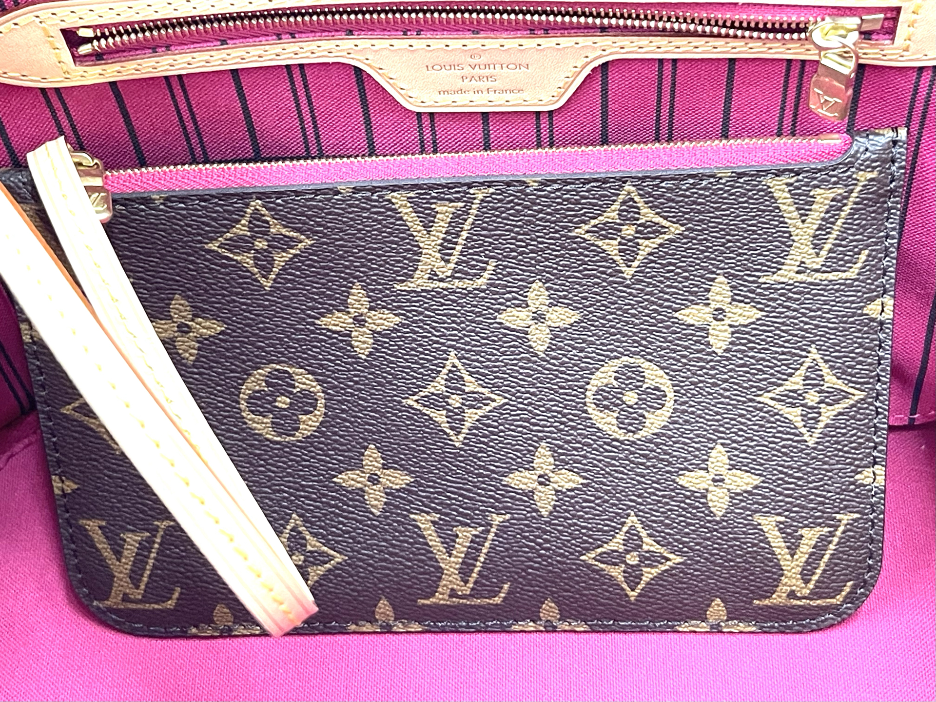 LV　Louis Vuitton M41245　モノグラム　ネヴァーフルPM　トートバッグ　袋・ポーチ付き　IC