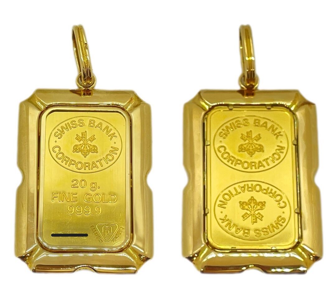 純金インゴットペンダントトップ