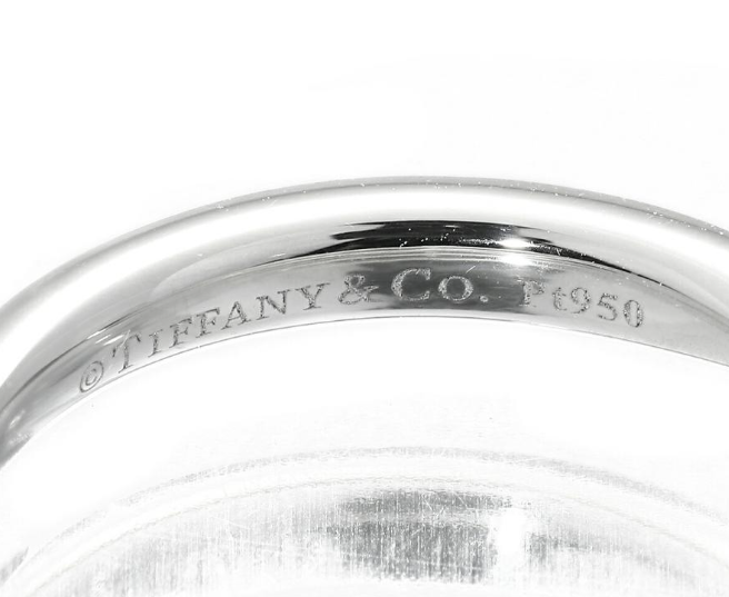 Pt900 TIFFANY&Co. ティファニー Harmony ティファニー ハーモニー バンド リング 0.23ct