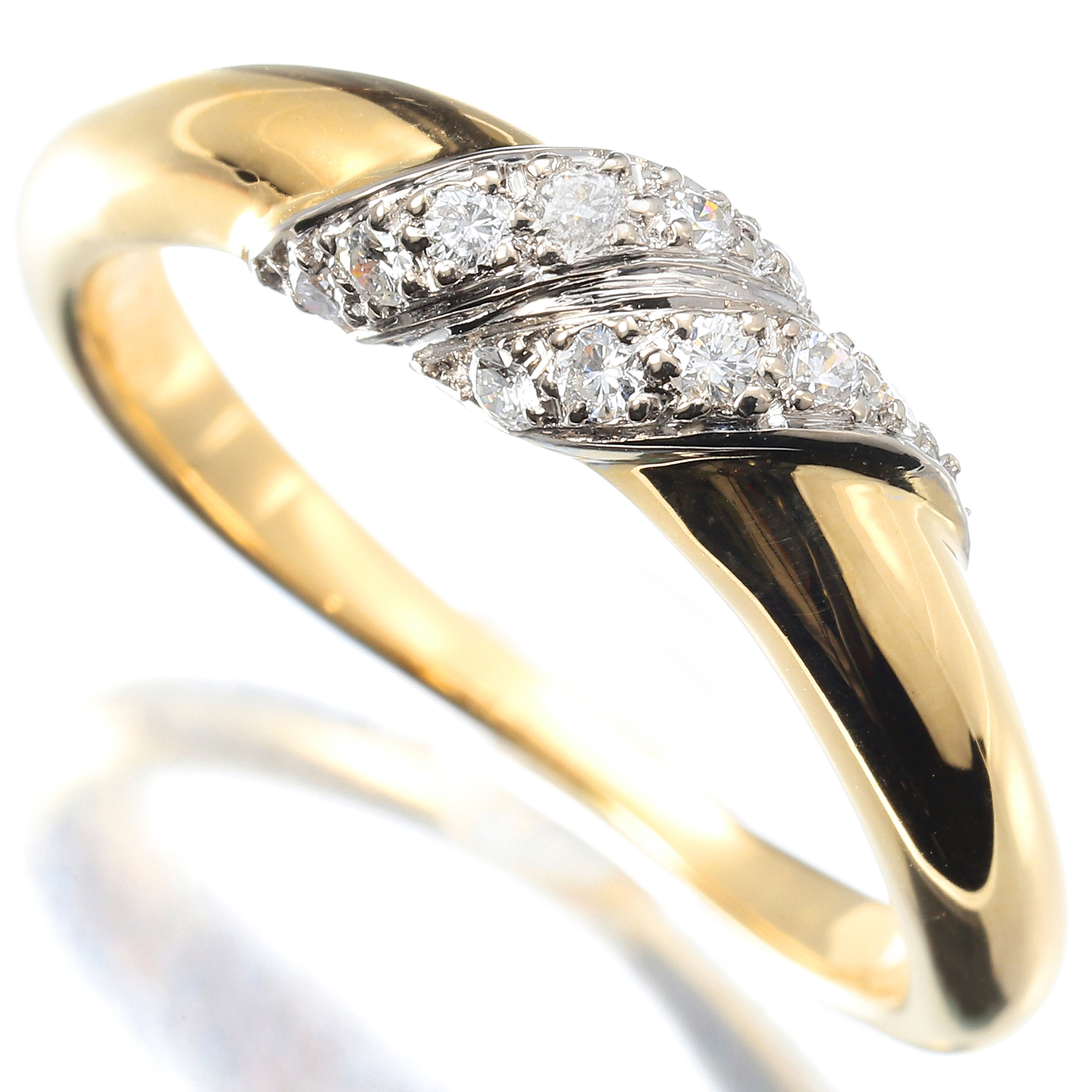 カルティエ ダイヤモンド 18金