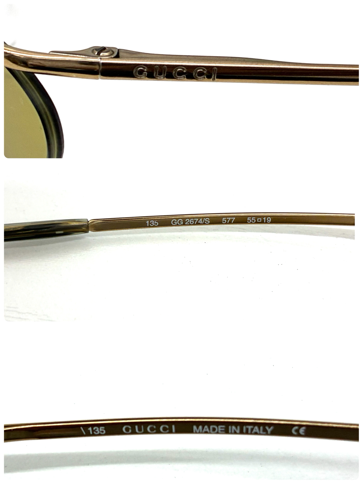 GUCCI グッチ サングラス 135 GG2674/S 577 55□19