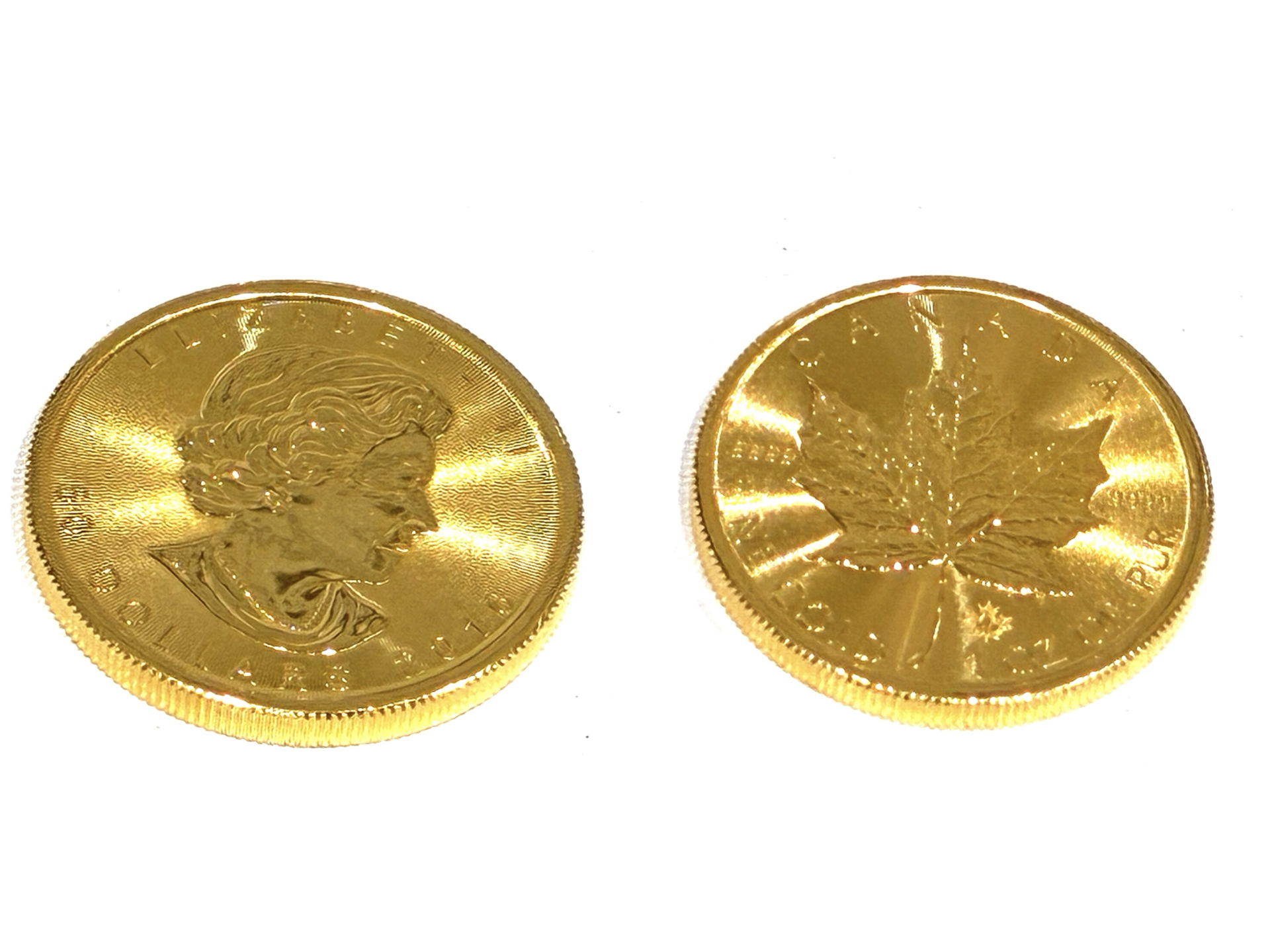 999.9 純金 メイプルリーフ金貨 エリザベス 2016 1OZ