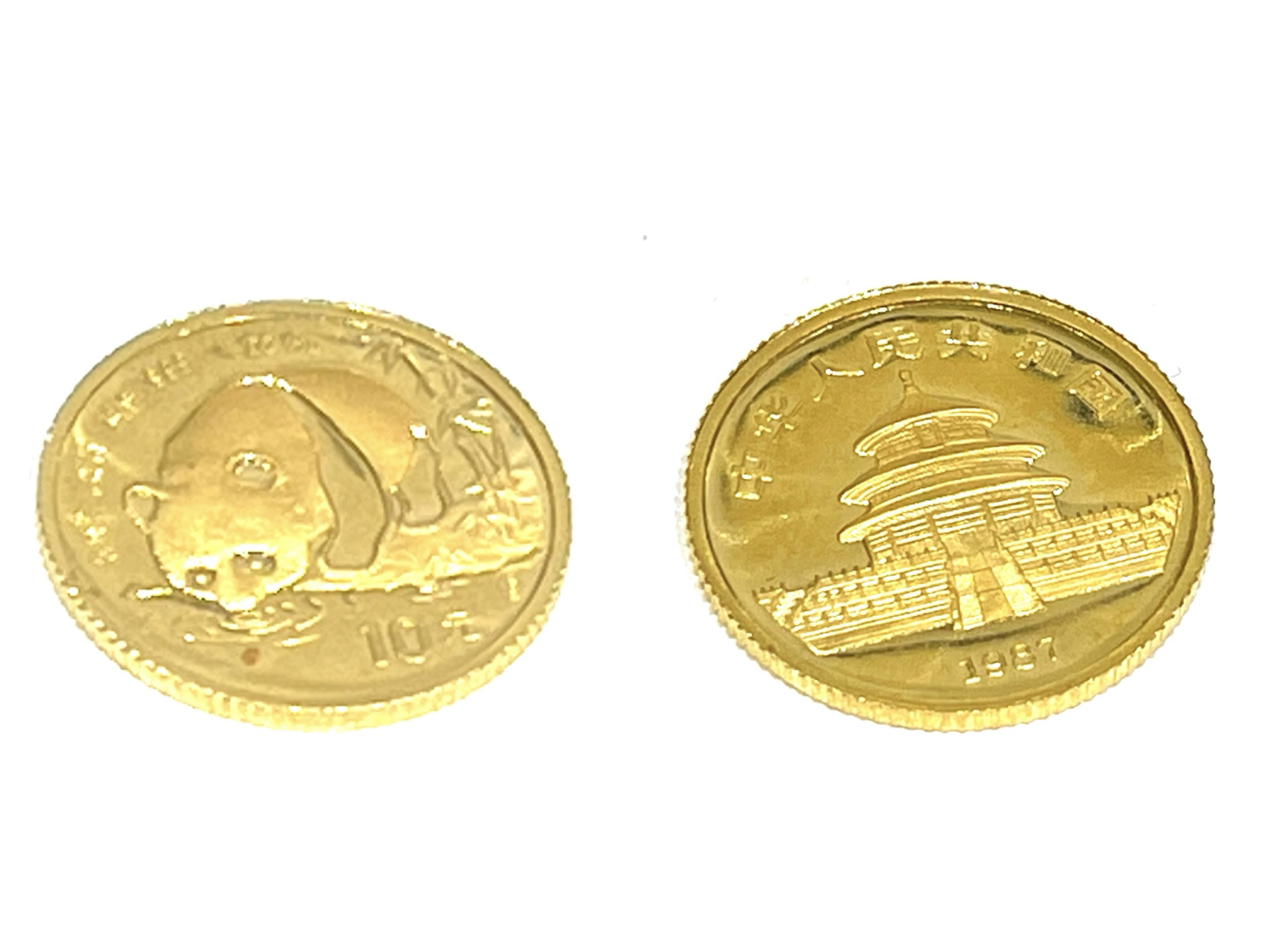 999 中華人民共和国・パンダ金貨 1/10oz