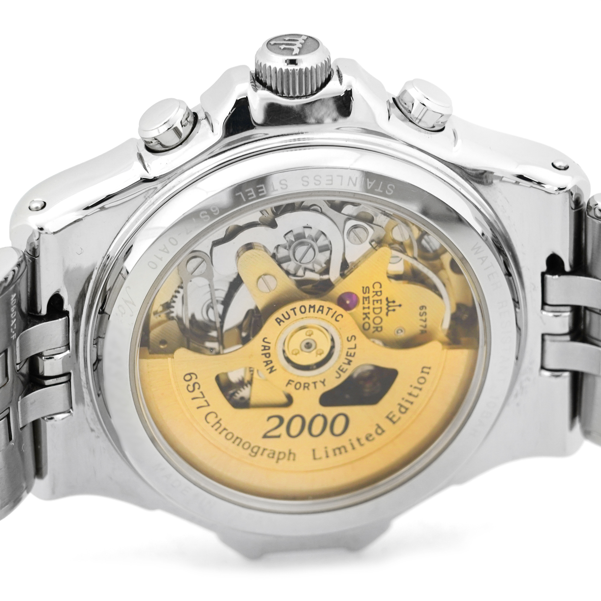 SEIKO セイコー CREDOR クレドール パシフィーク クロノグラフ 2000年限定モデル GCBK997 6S77-0A10