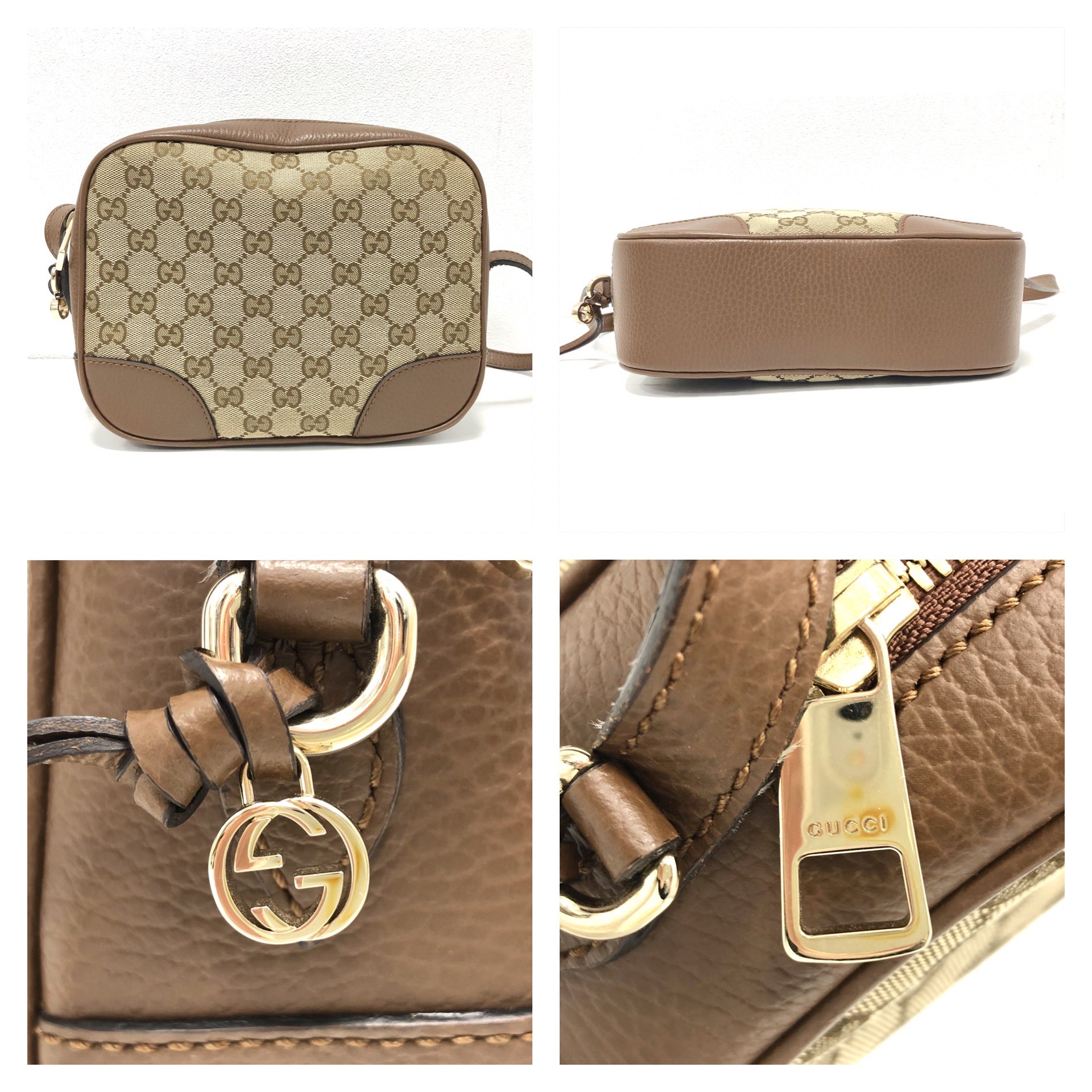 GUCCI 449413 GGキャンバスショルダーバッグ