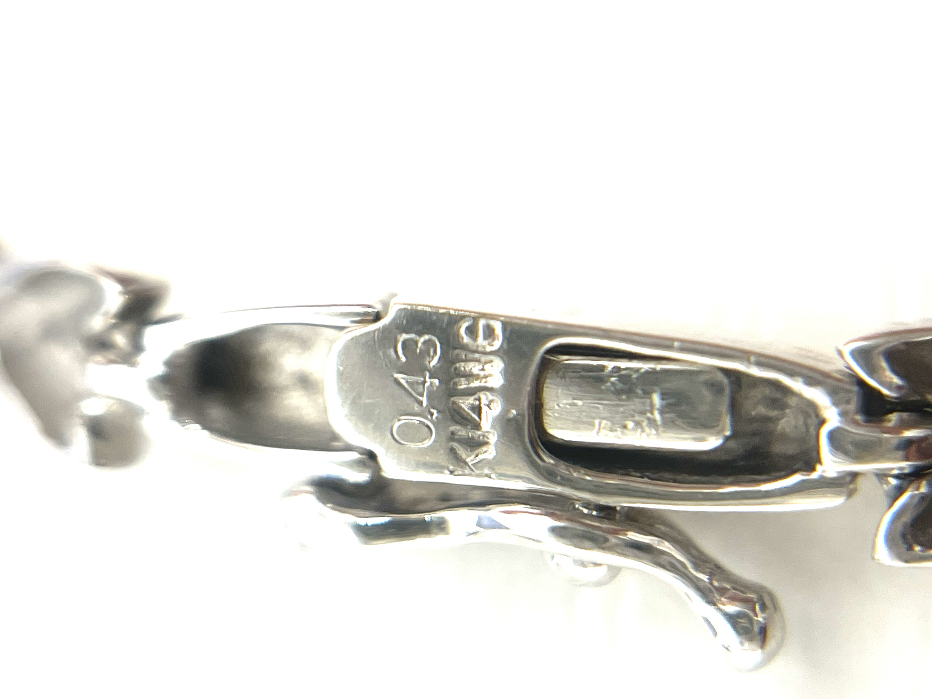 K14WG ダイヤモンド付きネックレス D:0.43ct