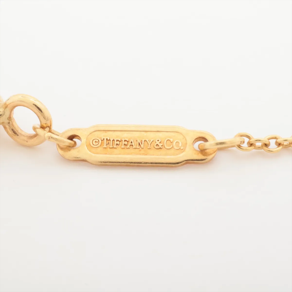 TIFFANY＆CO. Tスマイル スモール ネックレス 750YG 刻印