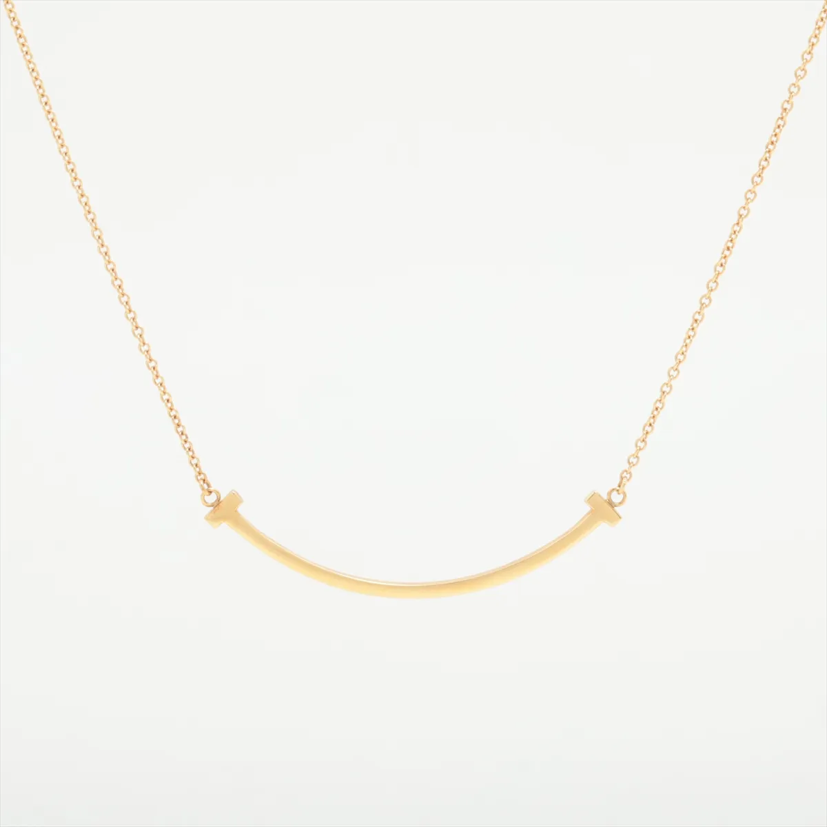 TIFFANY＆CO. Tスマイル スモール ネックレス 750YG