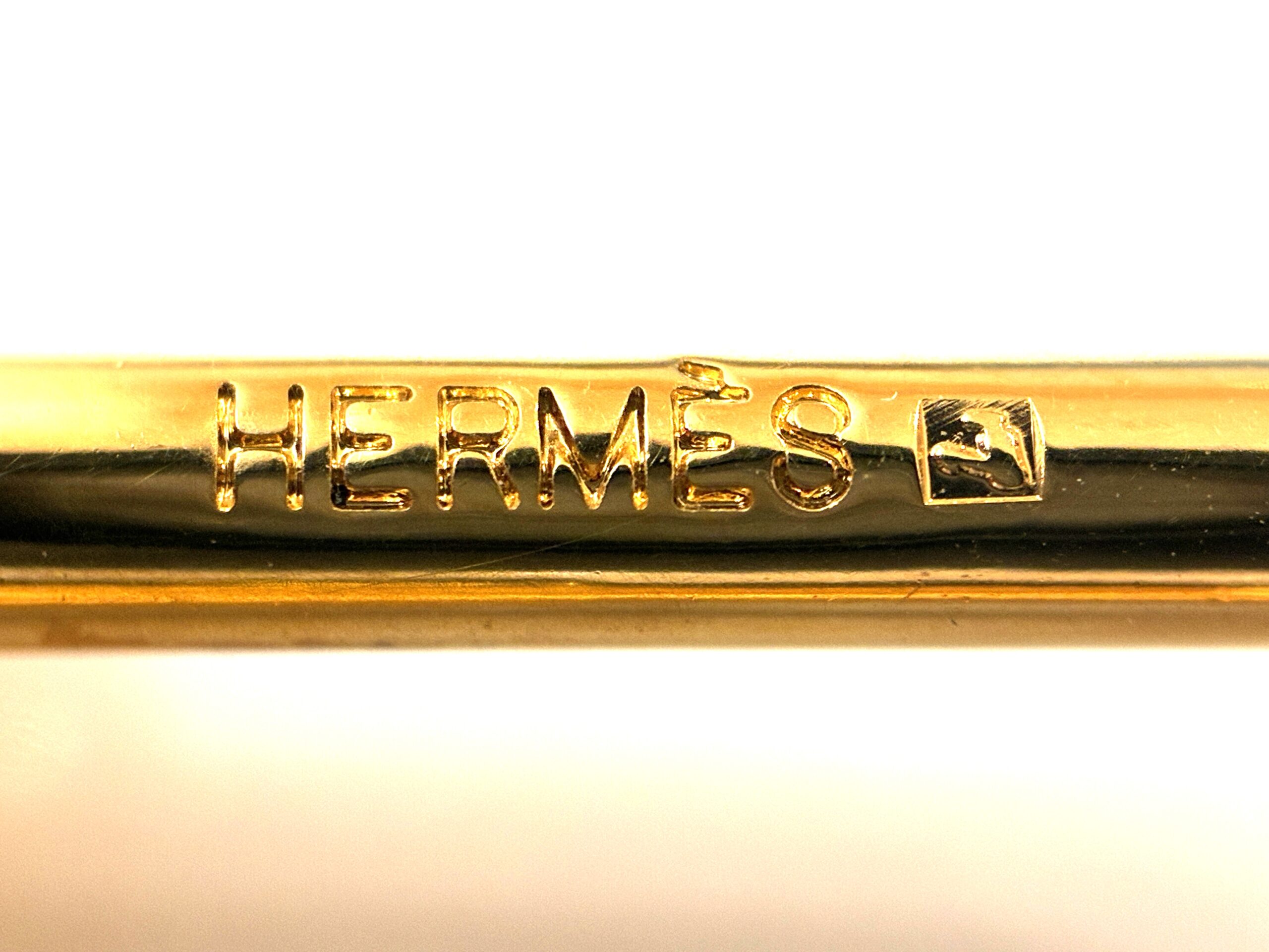 Hermès/エルメス カデナチャーム 1988年 「エキゾティズム」 Exotisme 象 ゴールド