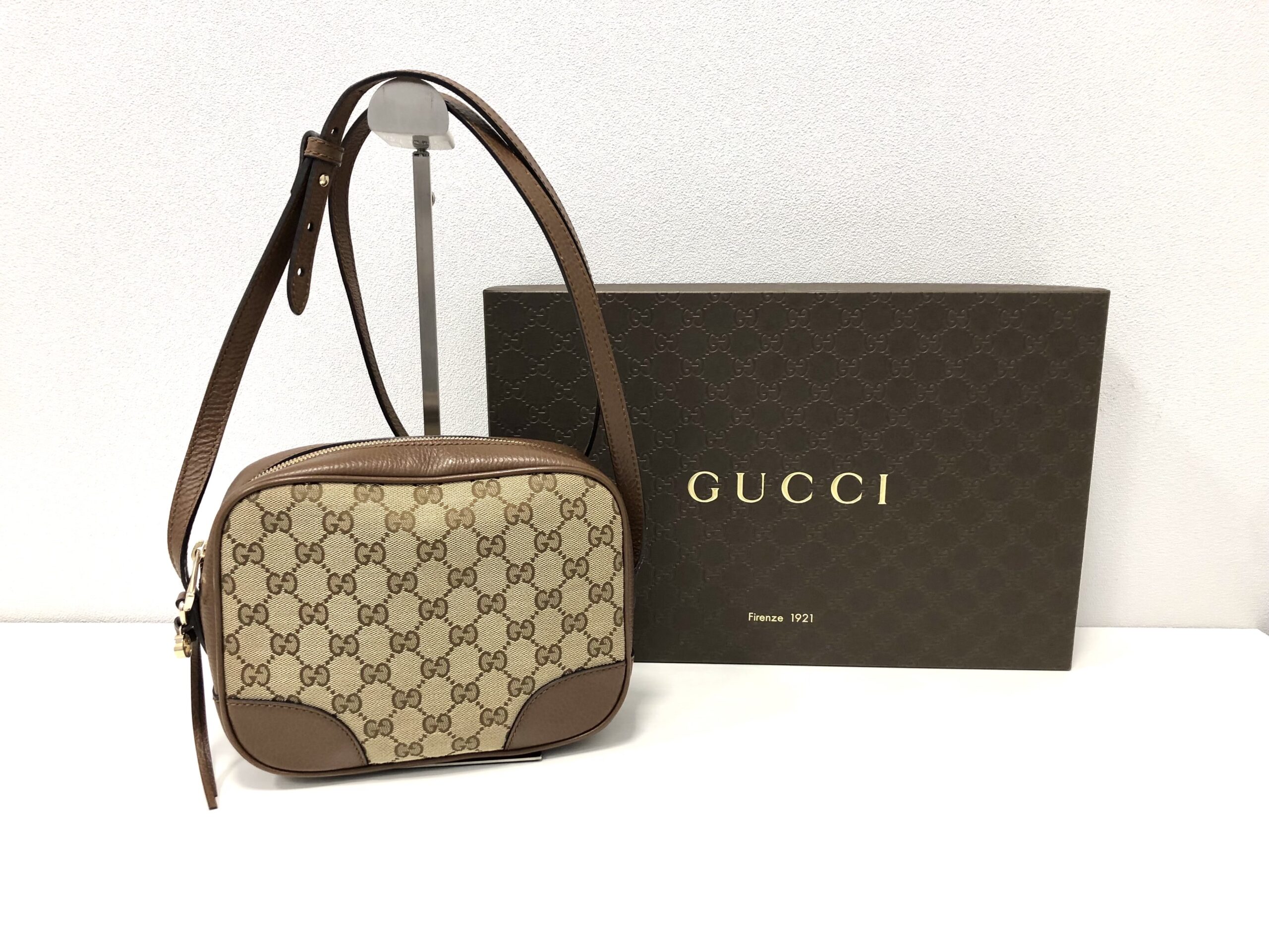 GUCCI 449413 GGキャンバスショルダーバッグ