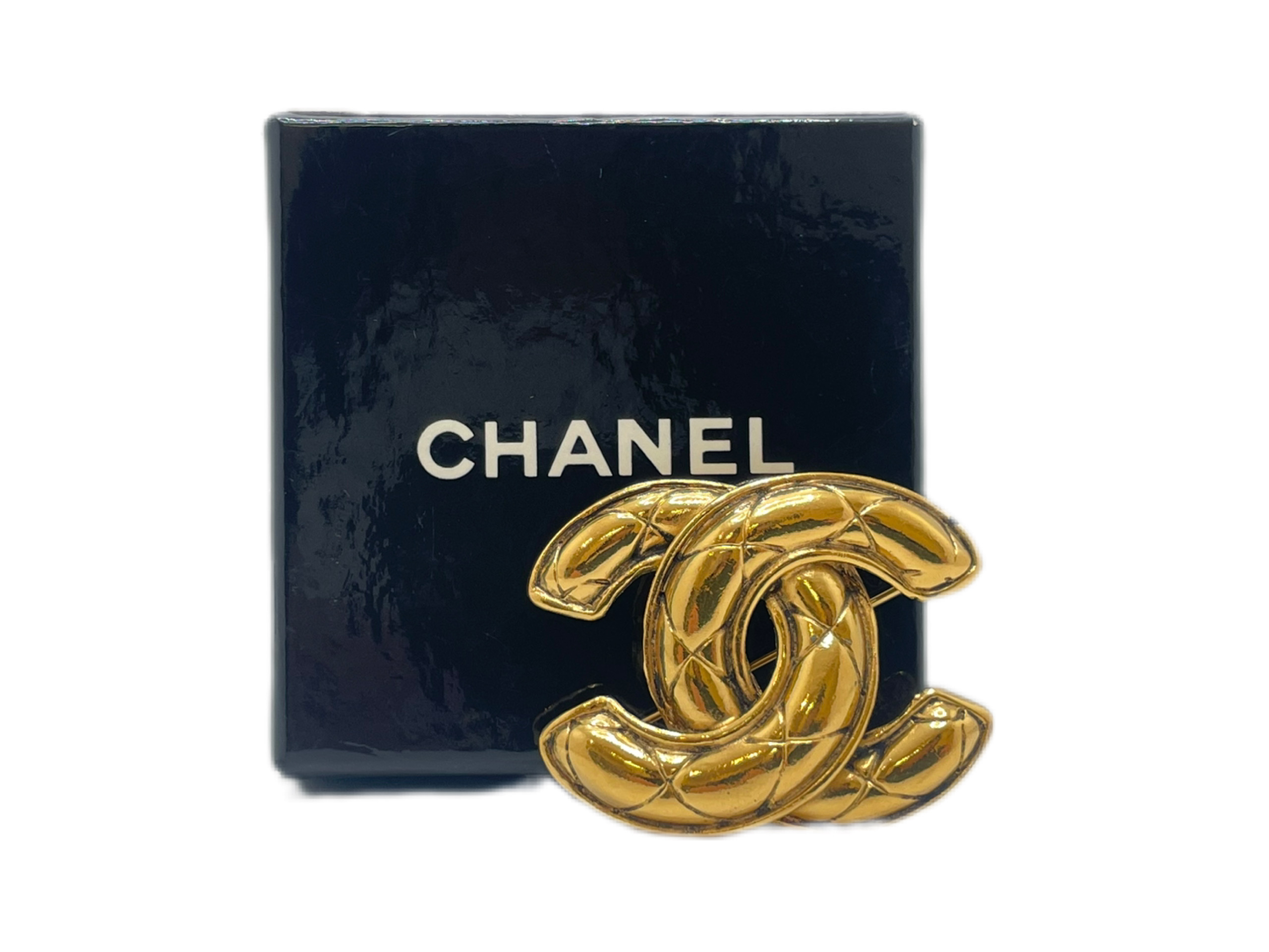 CHANEL ココマークマトラッセブローチ