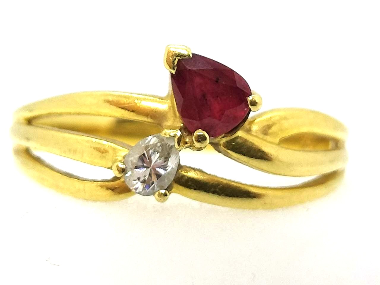 18K ルビー リング 貴金属