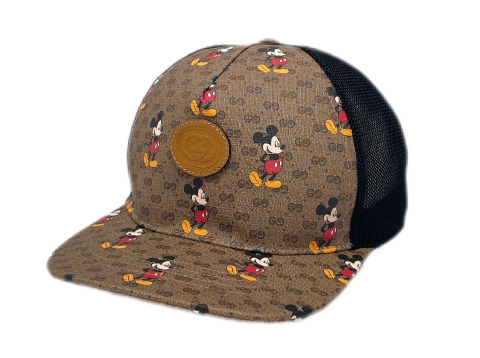 GUCCI グッチ×ディズニー コラボ ミニGGスプリーム ベイスボールキャップ 602979