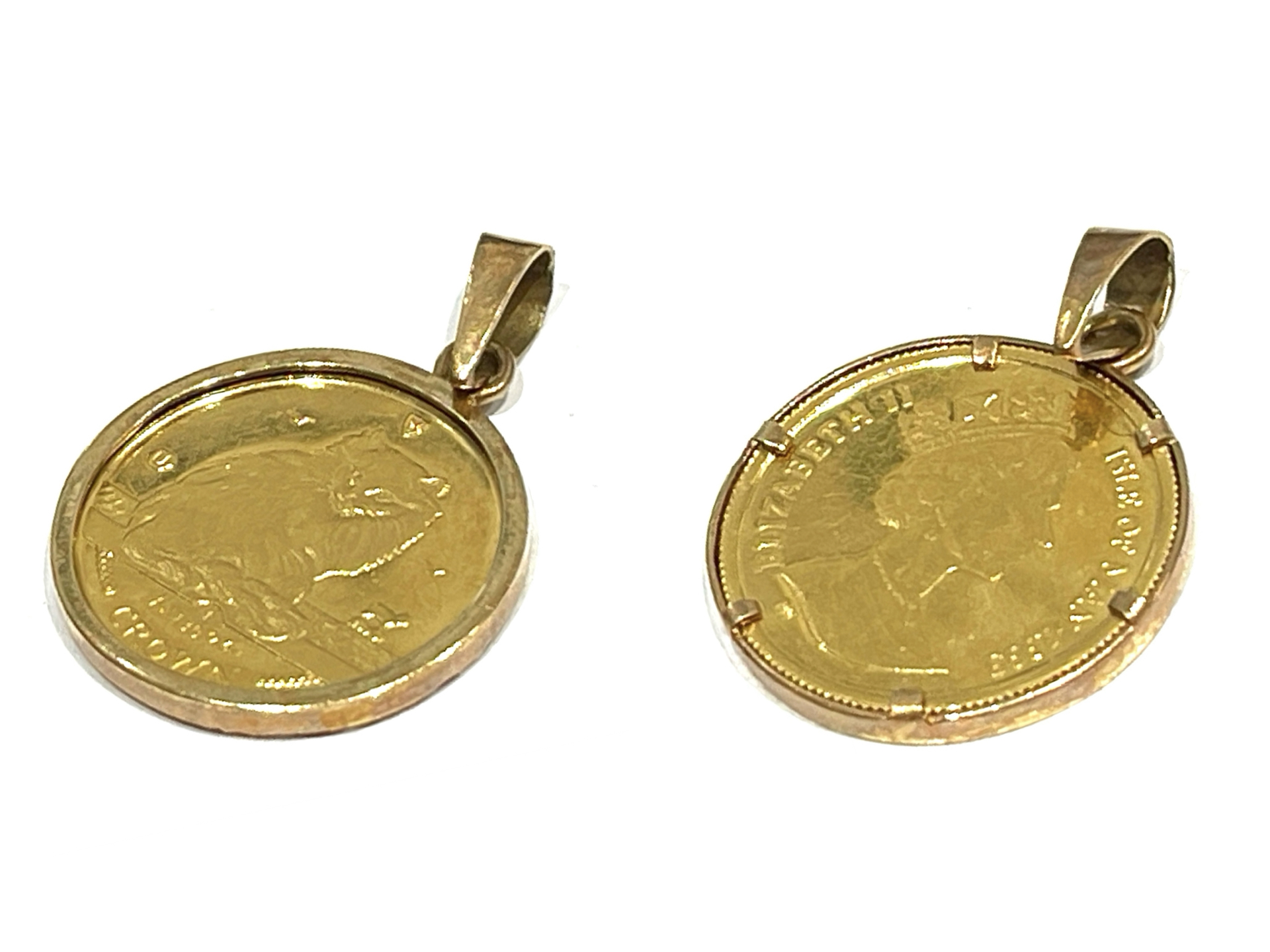 ✨純金 マン島キャットコイン（Isle of Man Cat Crown） ペンダントトップ　1/10OZ✨