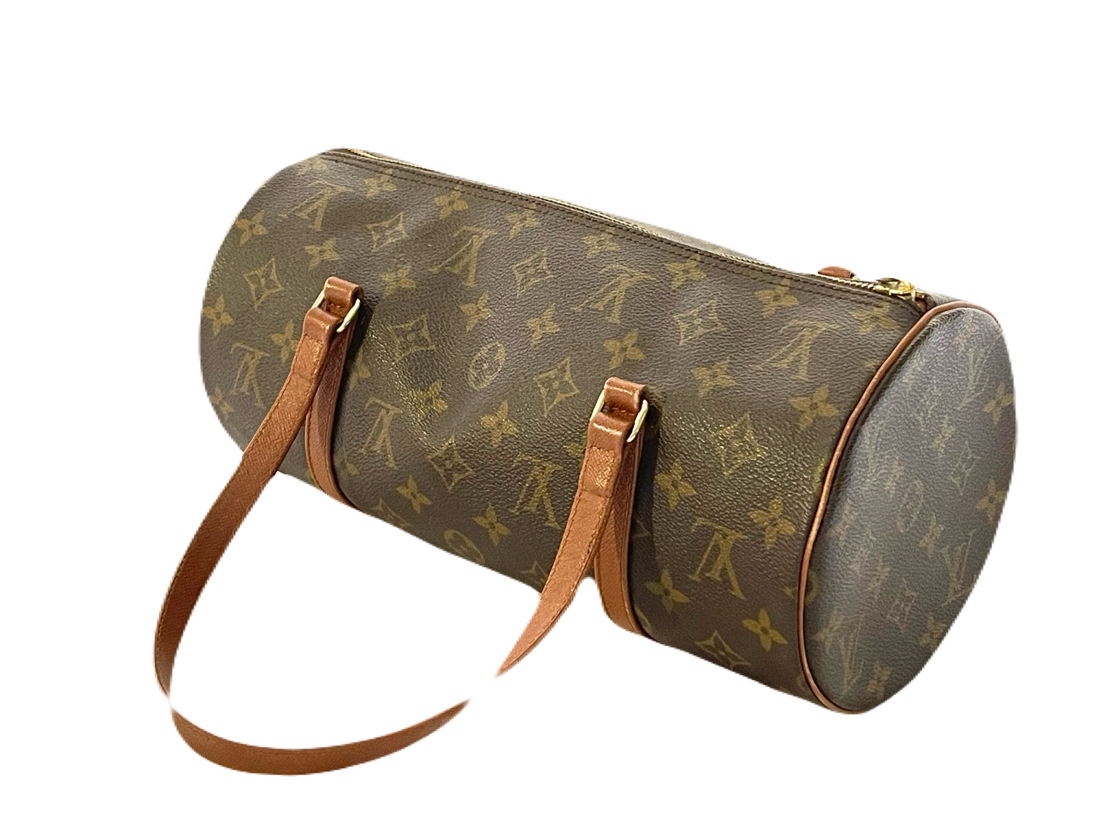 Louis Vuitton M51365 モノグラム パピオン30 ハンドバッグ ポーチ付き