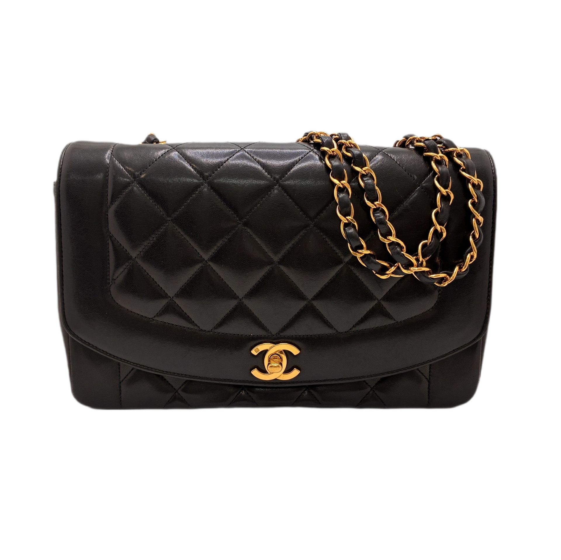 CHANEL マトラッセ  ダイアナフラップ チェーンショルダーバック