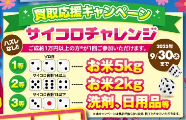 サイコロチャレンジ いちふじパオ田原店