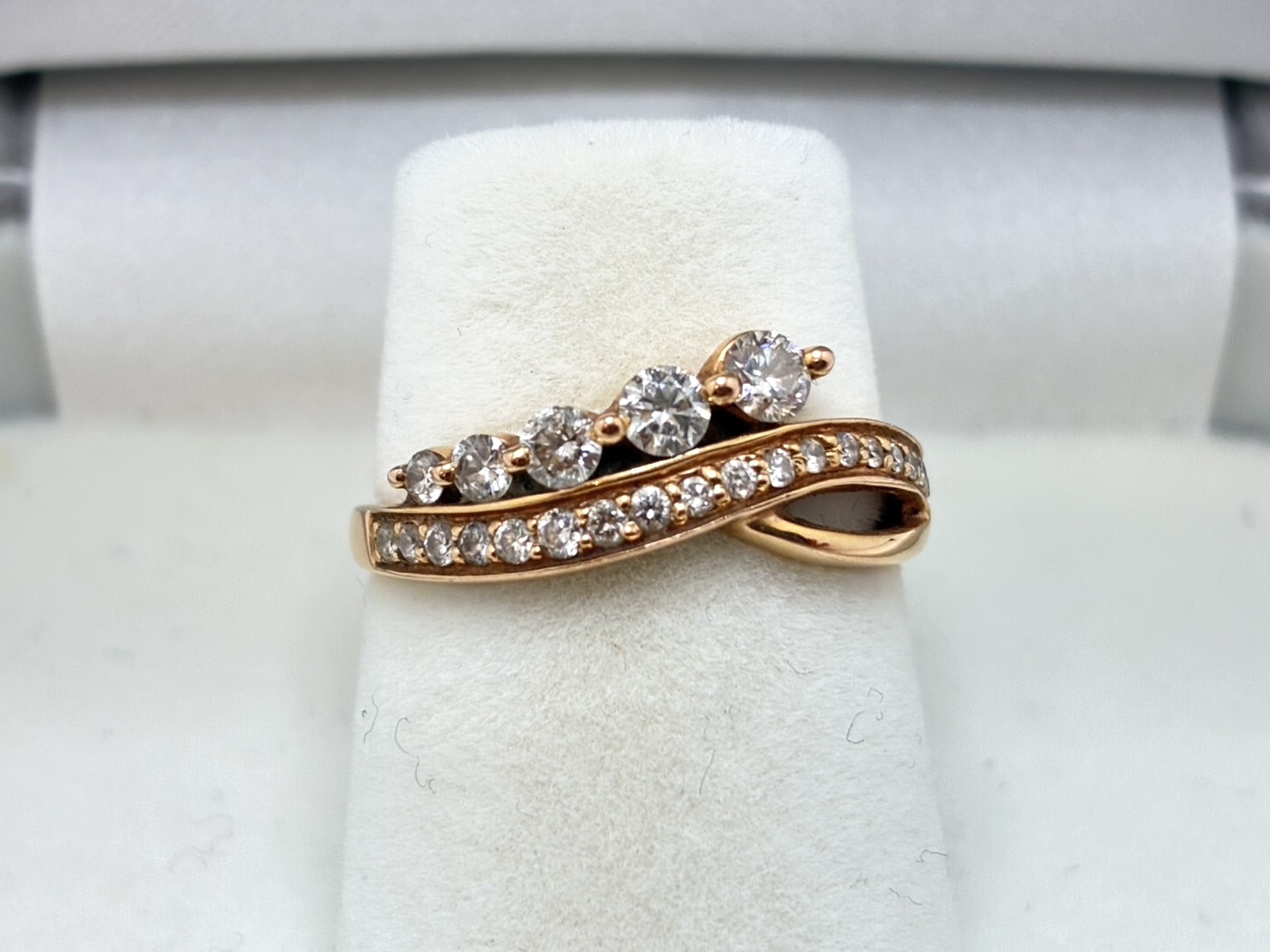 K18ダイヤモンドリング