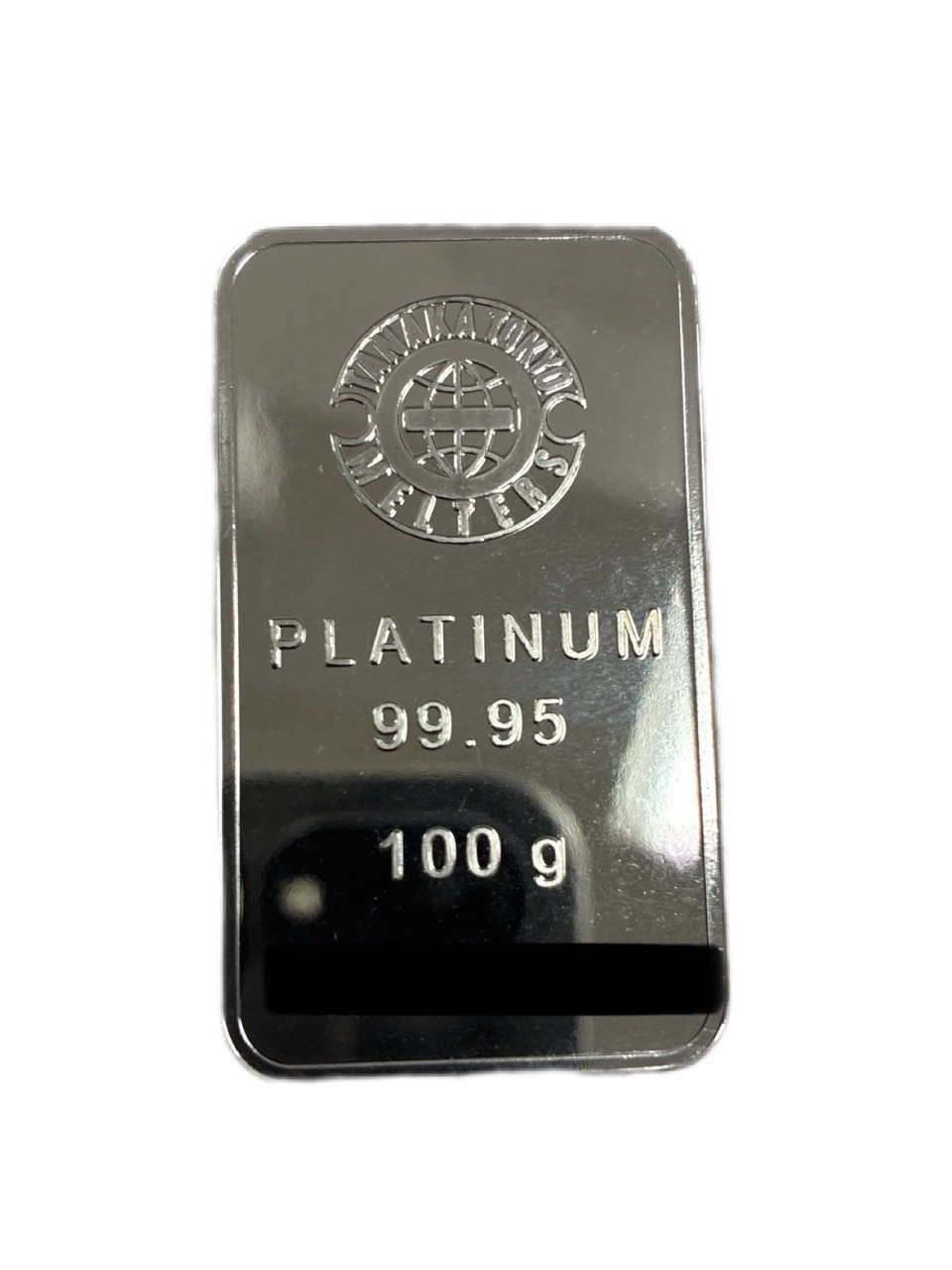 田中貴金属 プラチナインゴット 100g