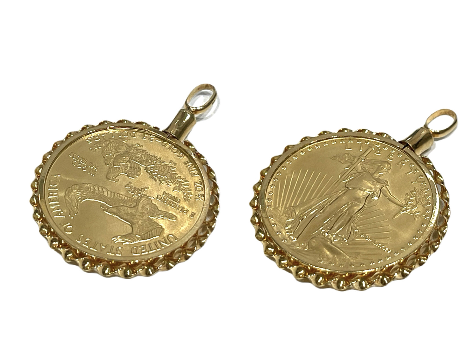 アメリカン・イーグル・ゴールド・ブリオン・コイン 1/2oz ペンダントトップ✨