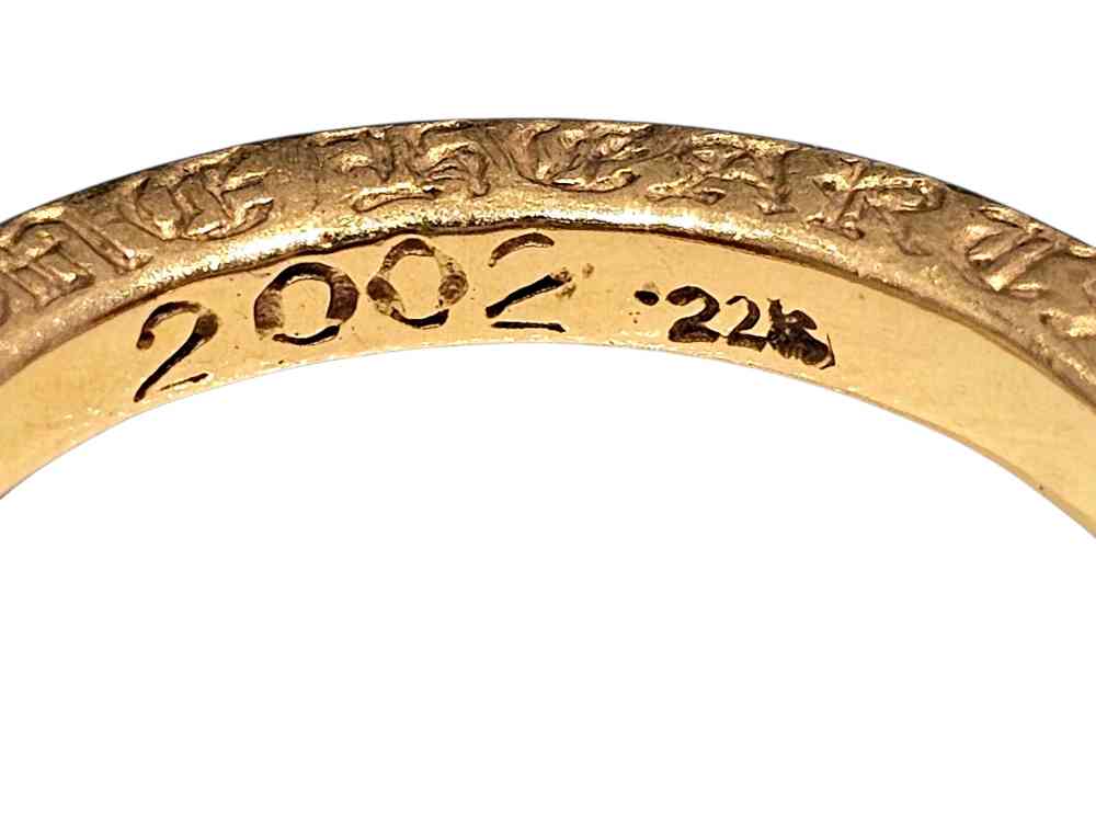 Chrome Hearts 22K NTFLリング 刻印