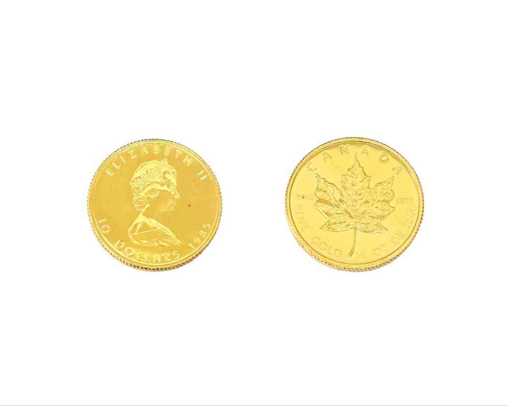 メイプルリーフ金貨1/4