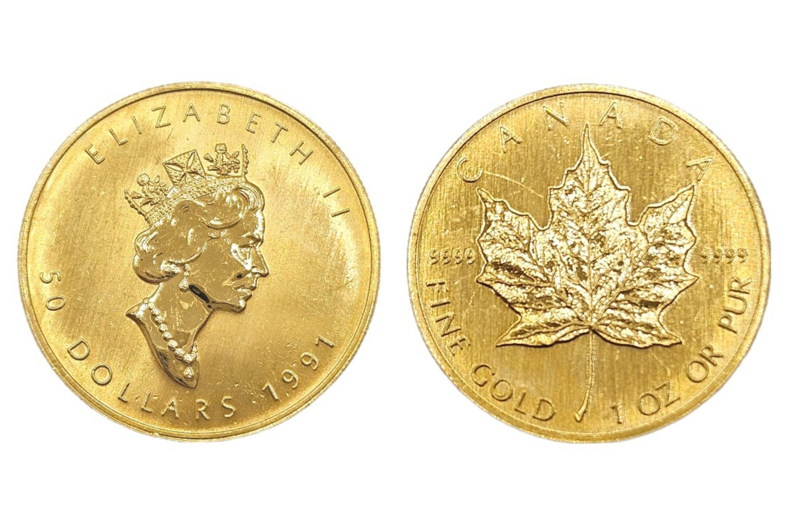 メイプルリーフ金貨1oz