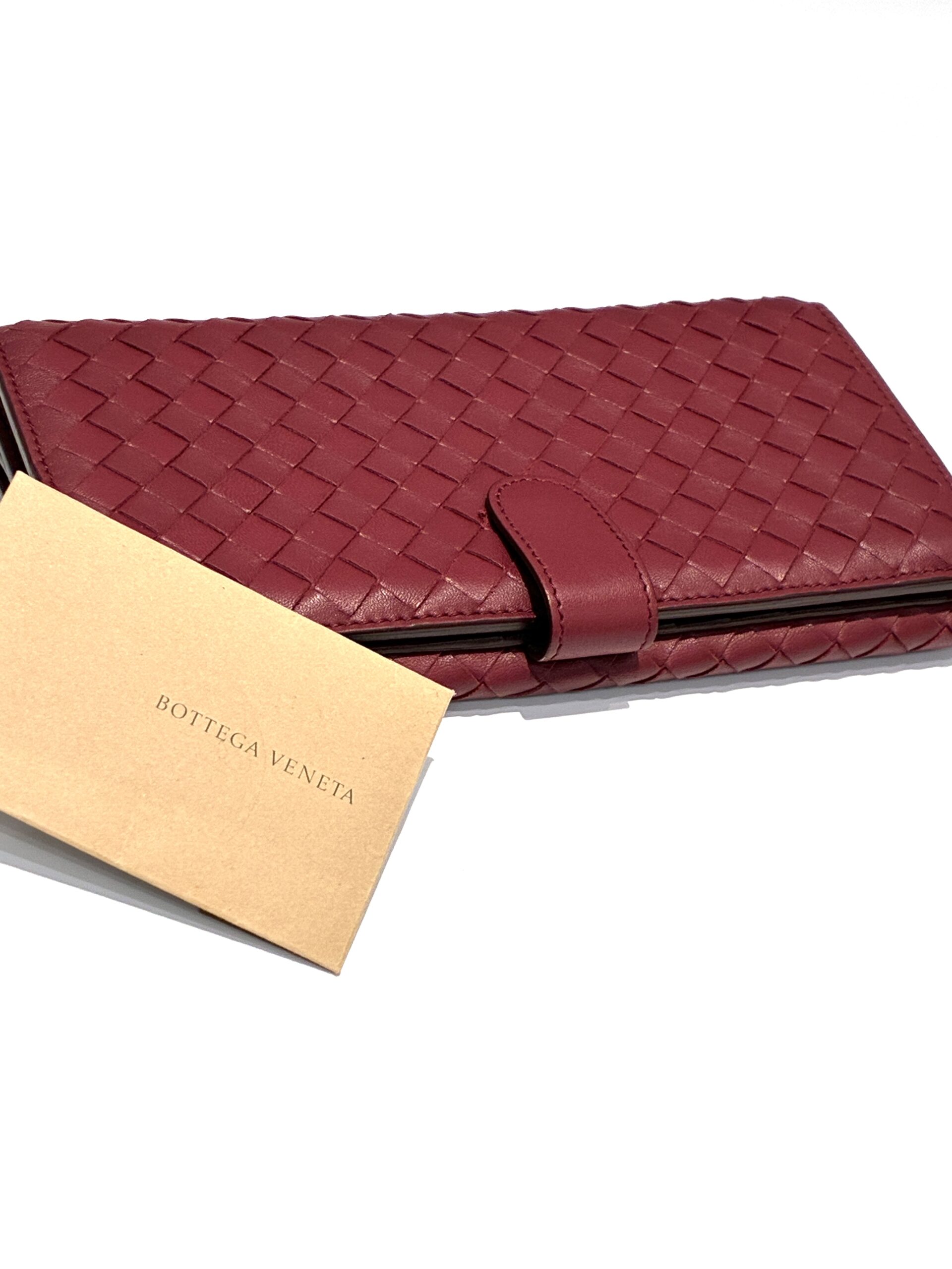 BOTTEGA　VENETA　レザー長財布